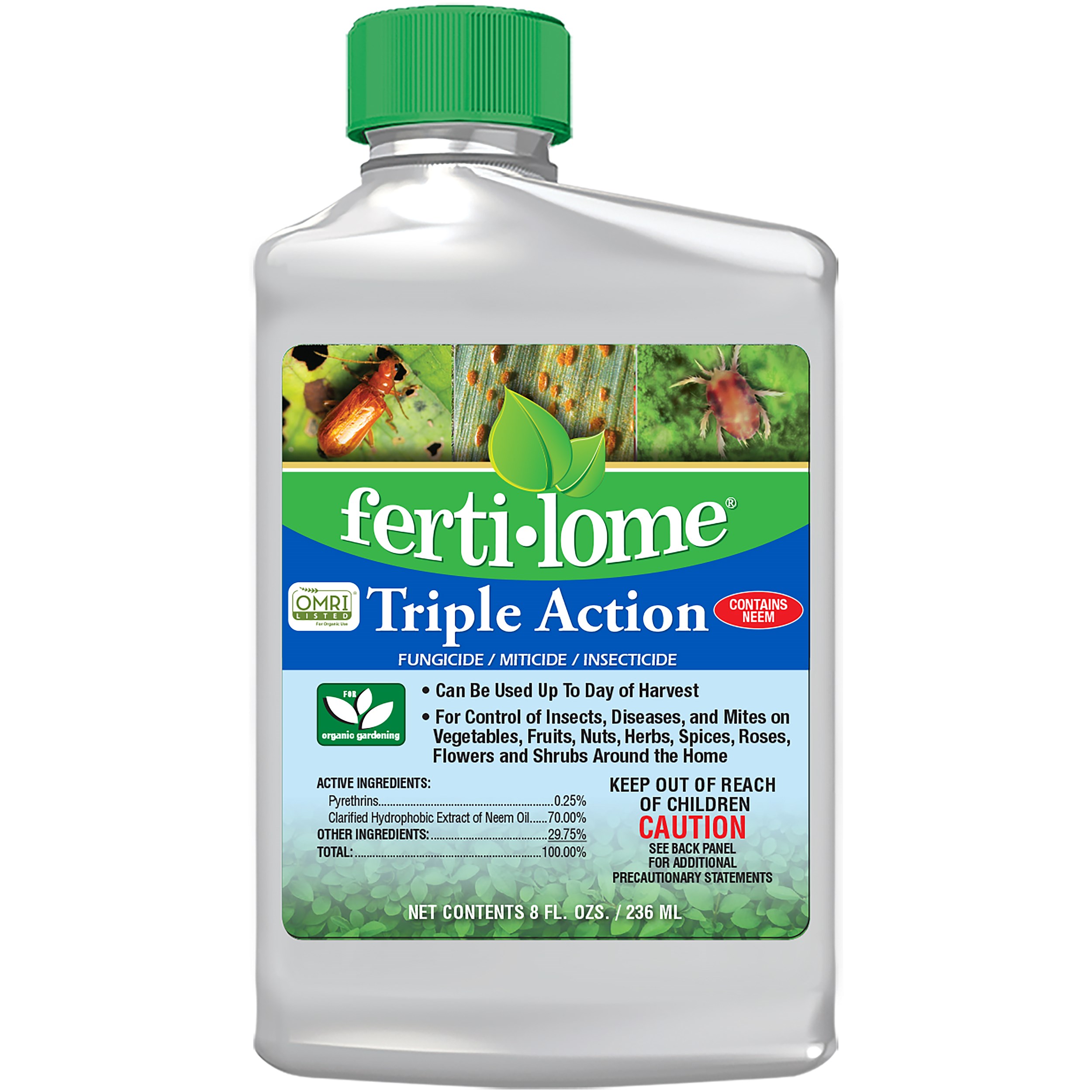 Fertilome 8oz Triple Action — priced per each; minimum 12; multiples of 12