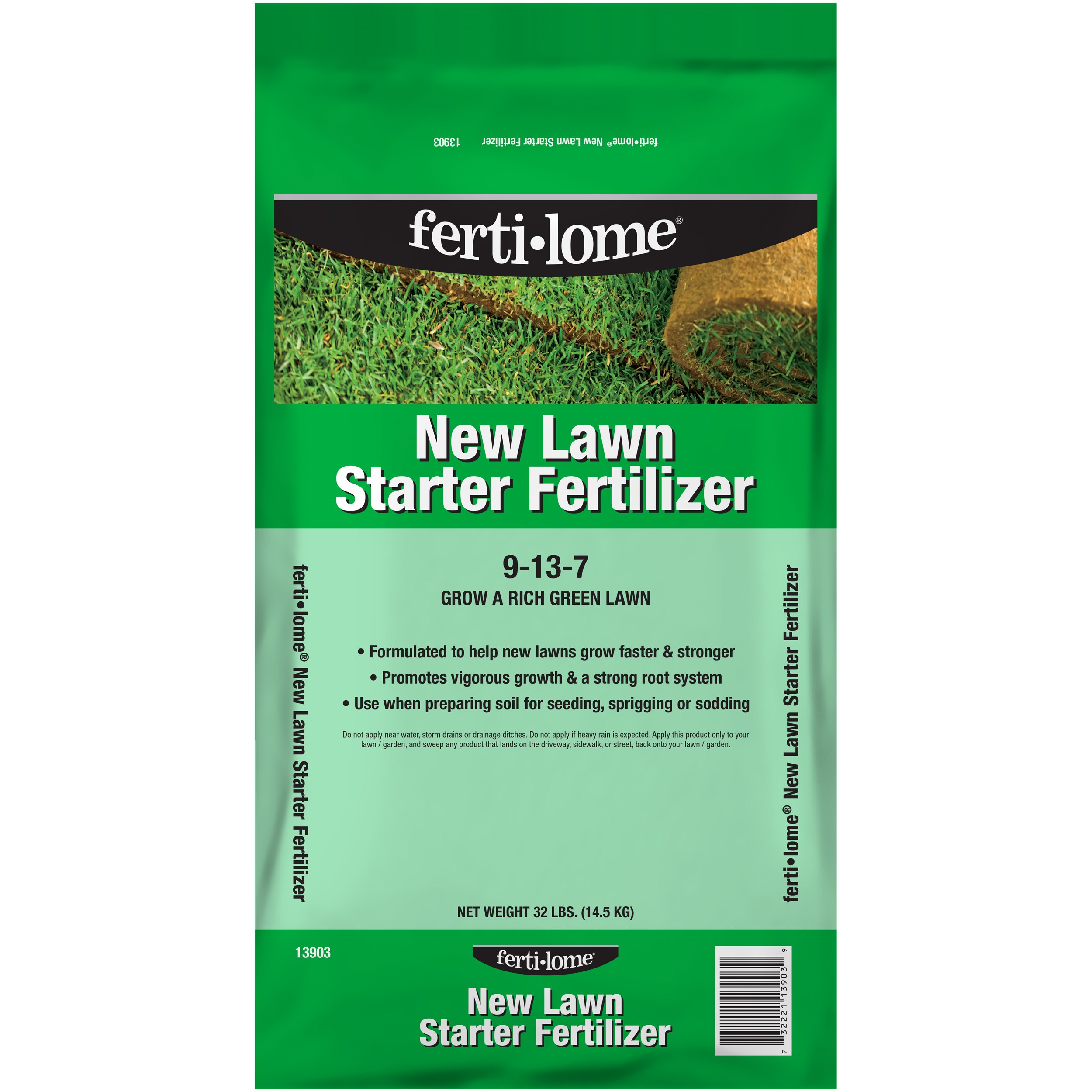 Fertilome 32# New Lawn Starter 9-13-7