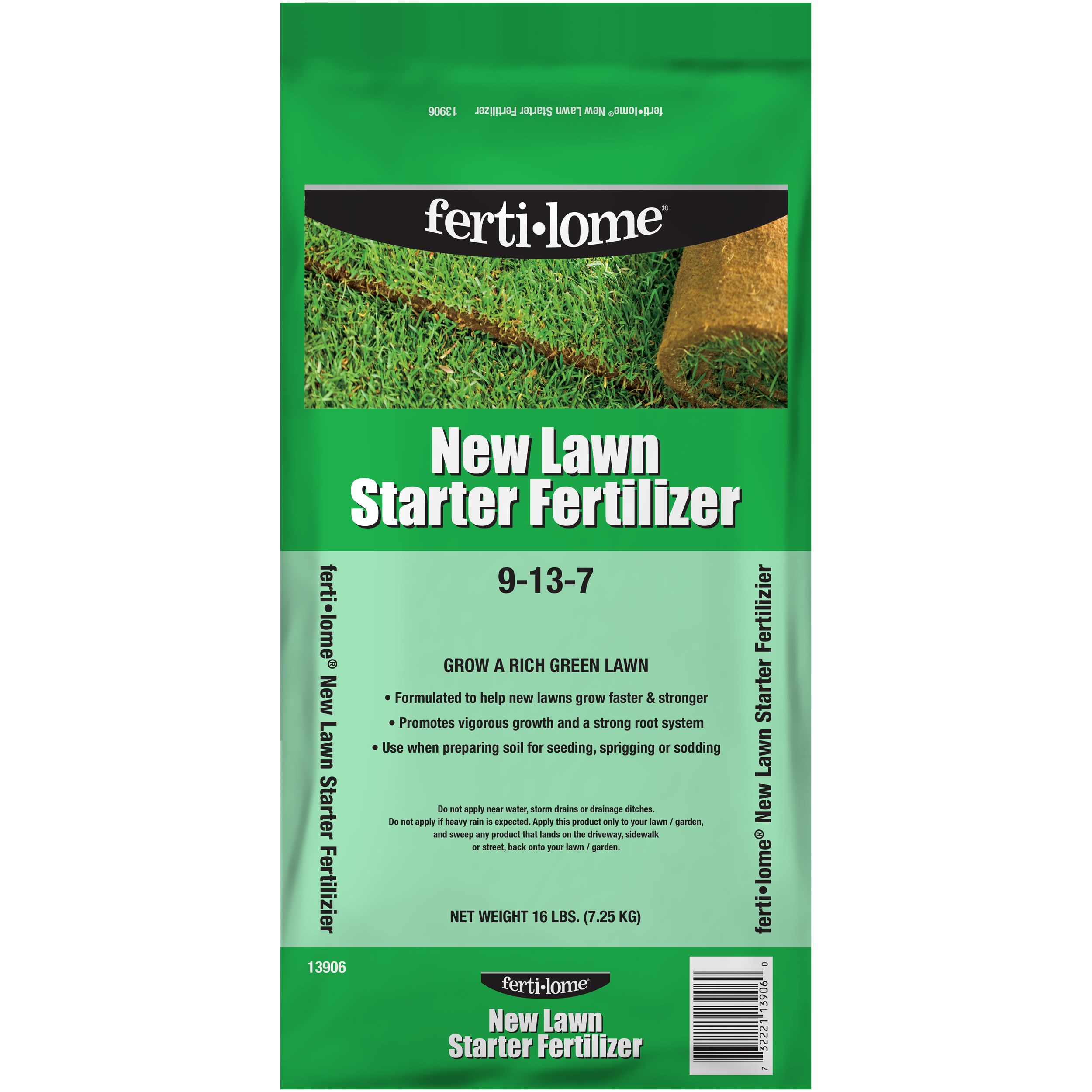 Fertilome 16# New Lawn Starter 9-13-7