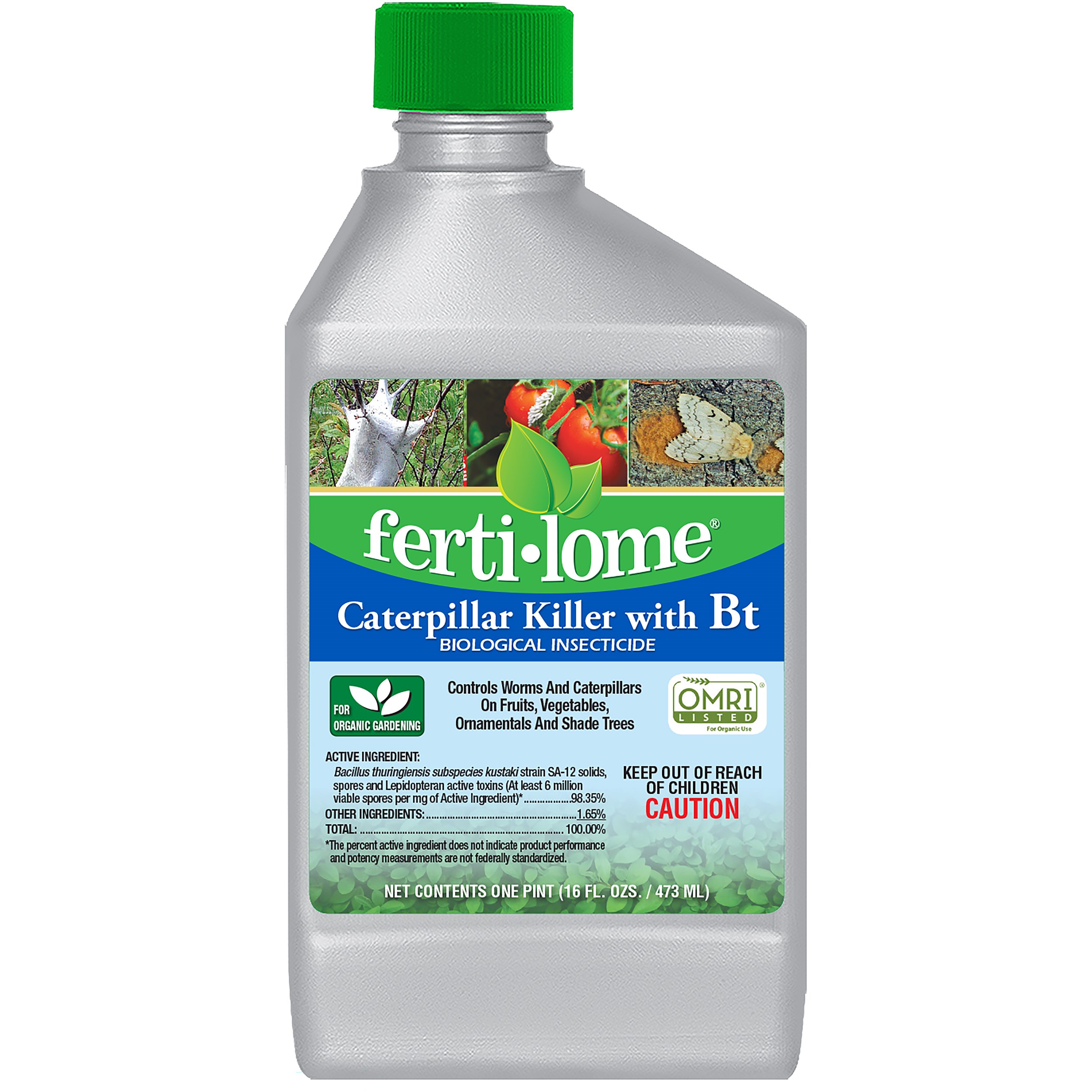Fertilome 16oz Caterpillar Killer With Bt — priced per each; minimum 12; multiples of 12