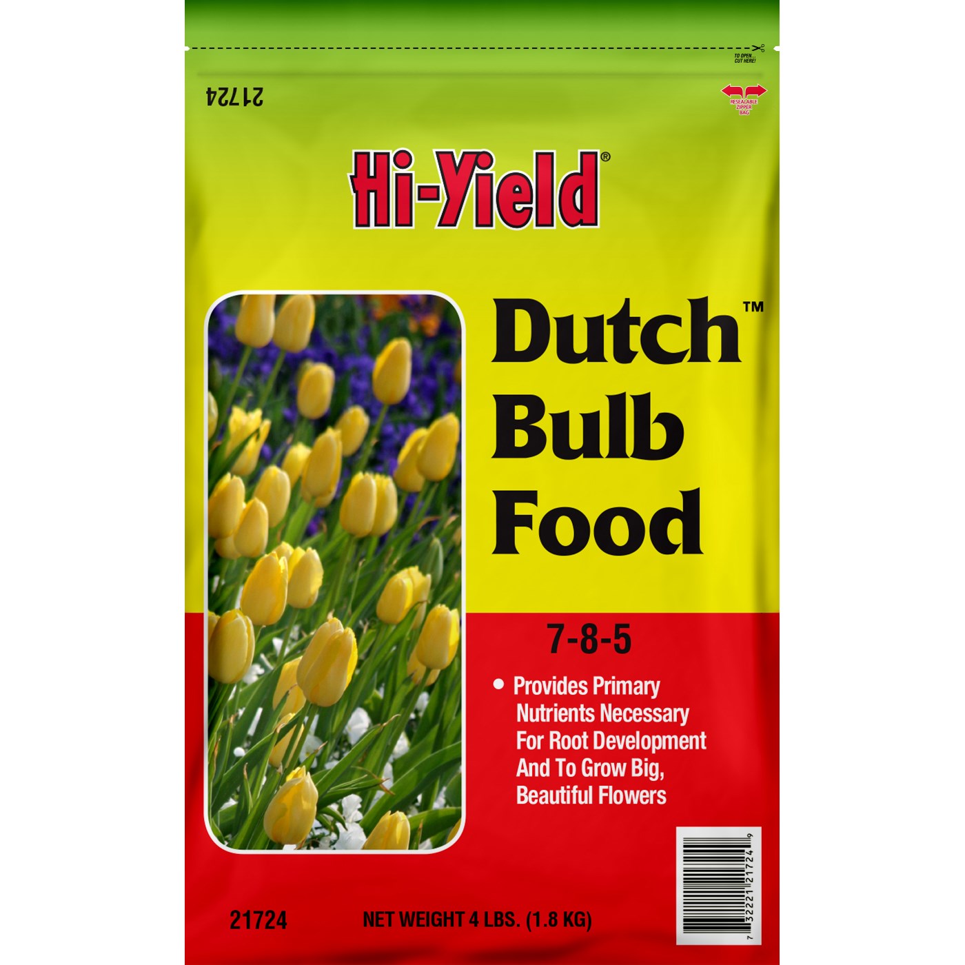 HiYield 4# Dutch Bulb Food 7-8-5 — priced per each; minimum 12; multiples of 12