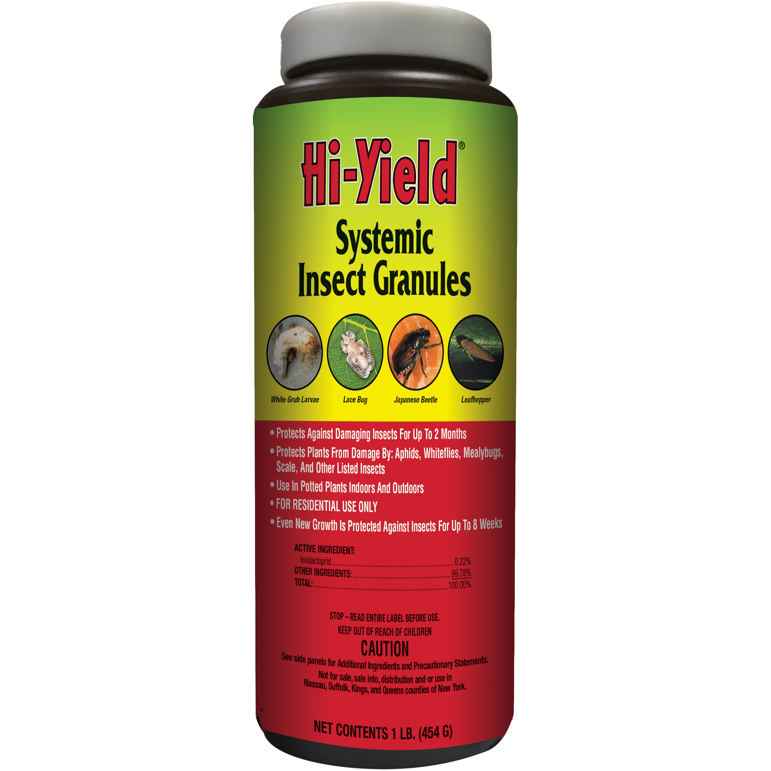 HiYield 1# Systemic Insect Granules — priced per each; minimum 12; multiples of 12