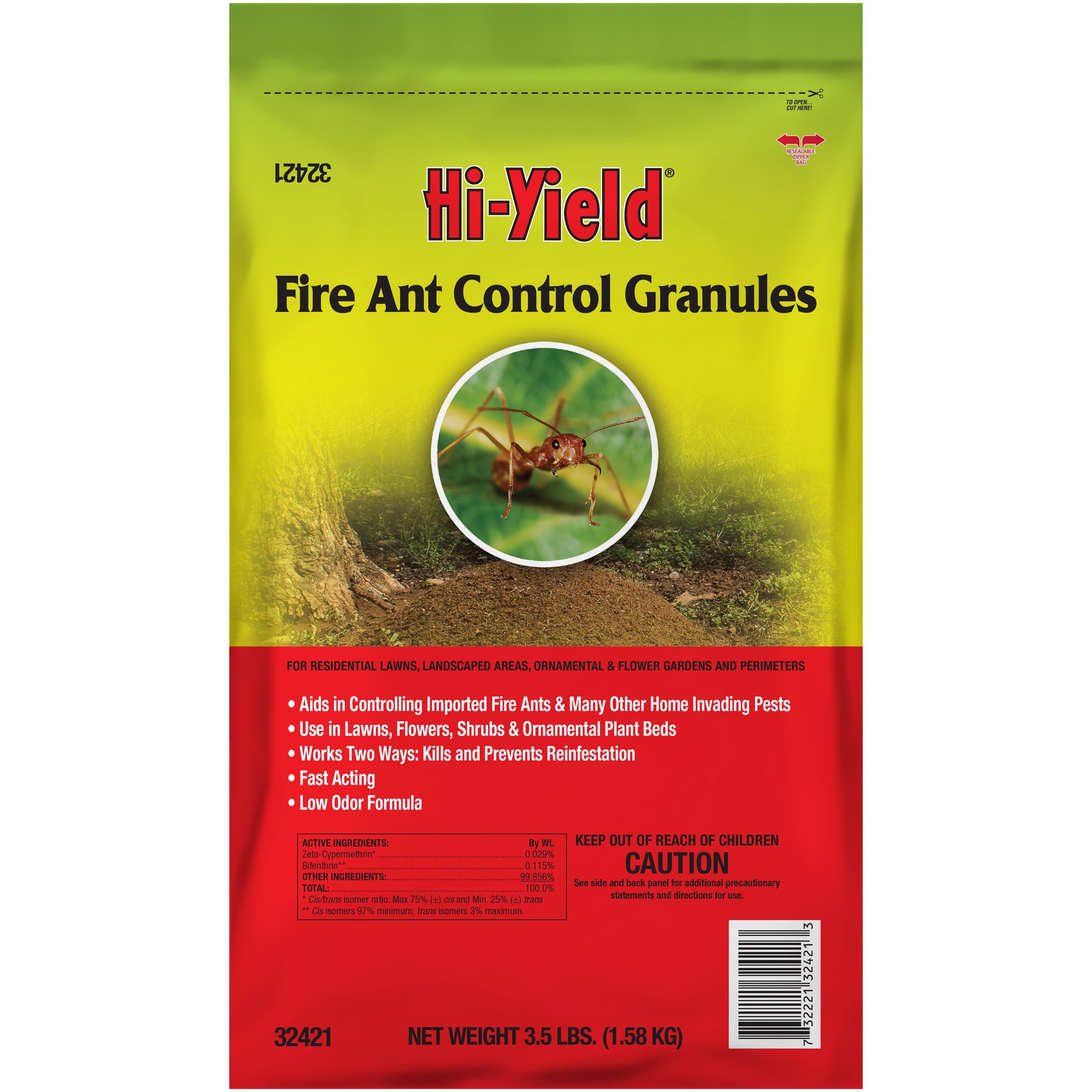 HiYield 3.5# Fire Ant Control Granules — priced per each; minimum 12; multiples of 12