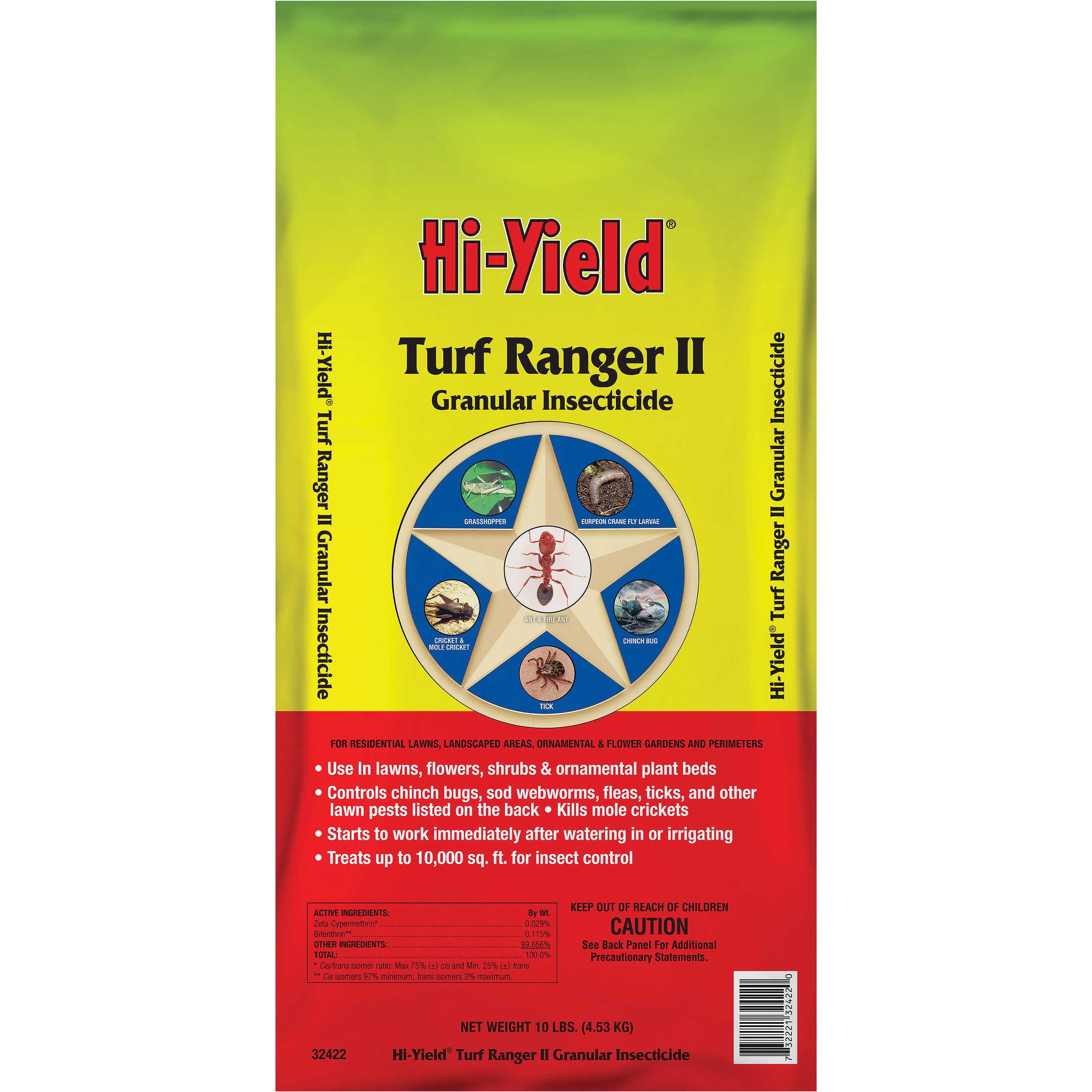 HiYield 10# Turf Ranger II Granular Insecticide