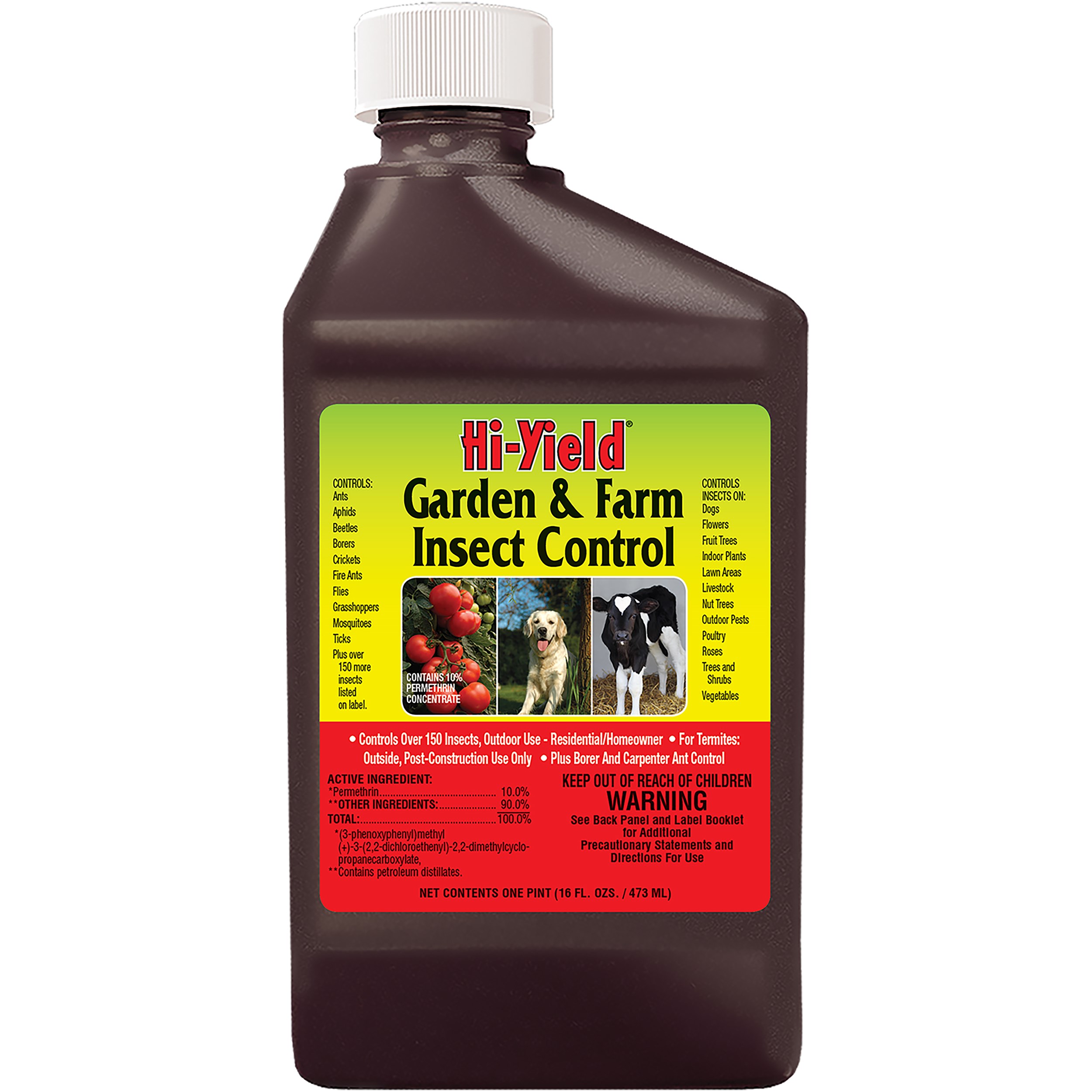 HiYield 16oz Garden Farm Insect Control Concentrate — priced per each; minimum 12; multiples of 12