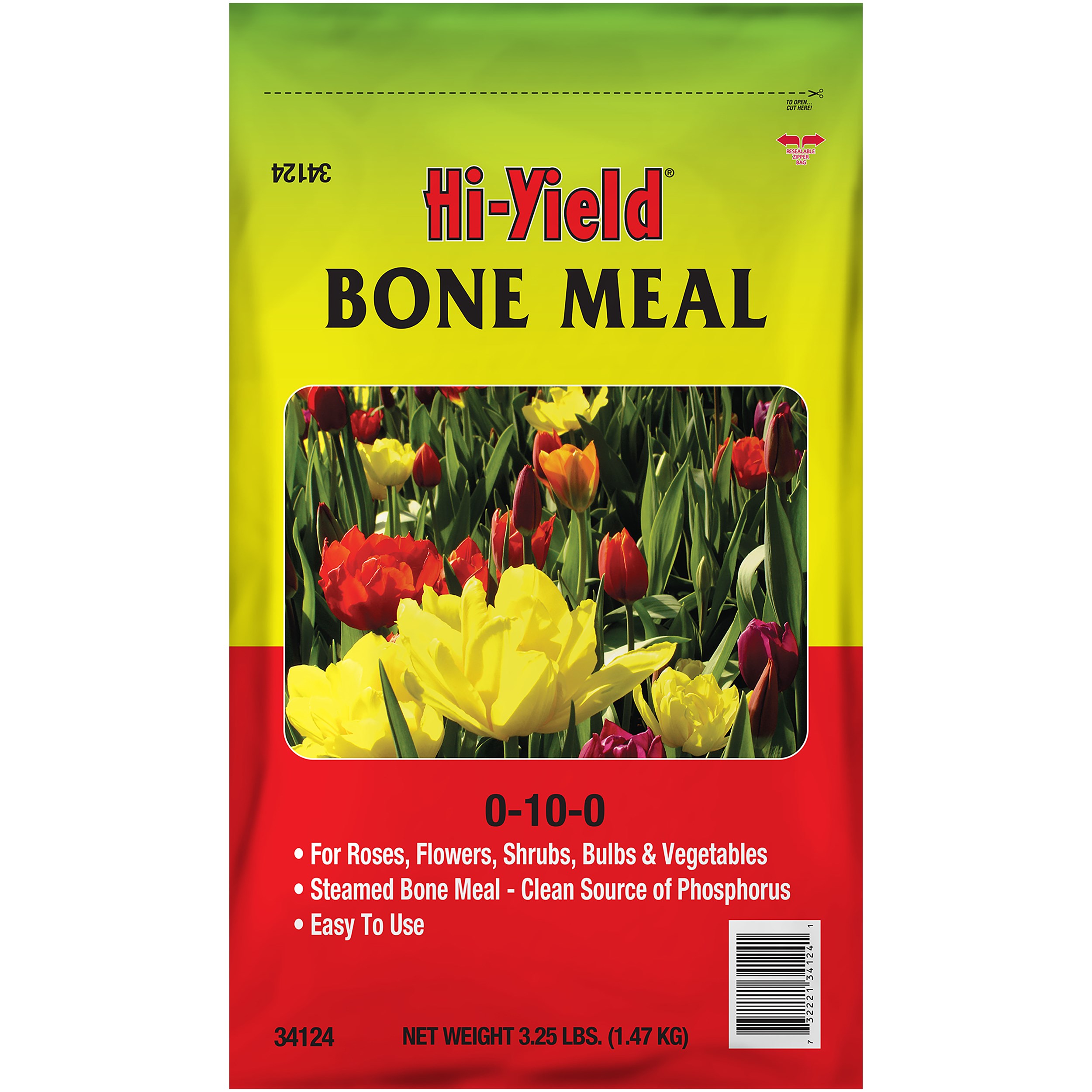 HiYield 3.25# Bone Meal 0-10-0 — priced per each; minimum 12; multiples of 12