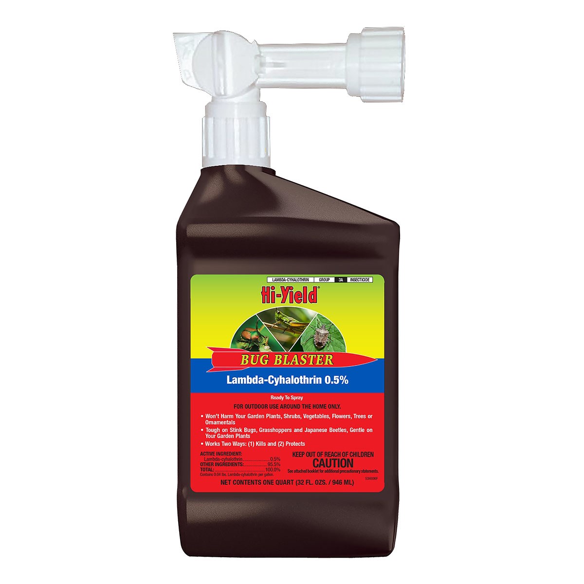 HiYield 32oz Bug Blaster Lambda Cy 0.5% RTS — priced per each; minimum 12; multiples of 12