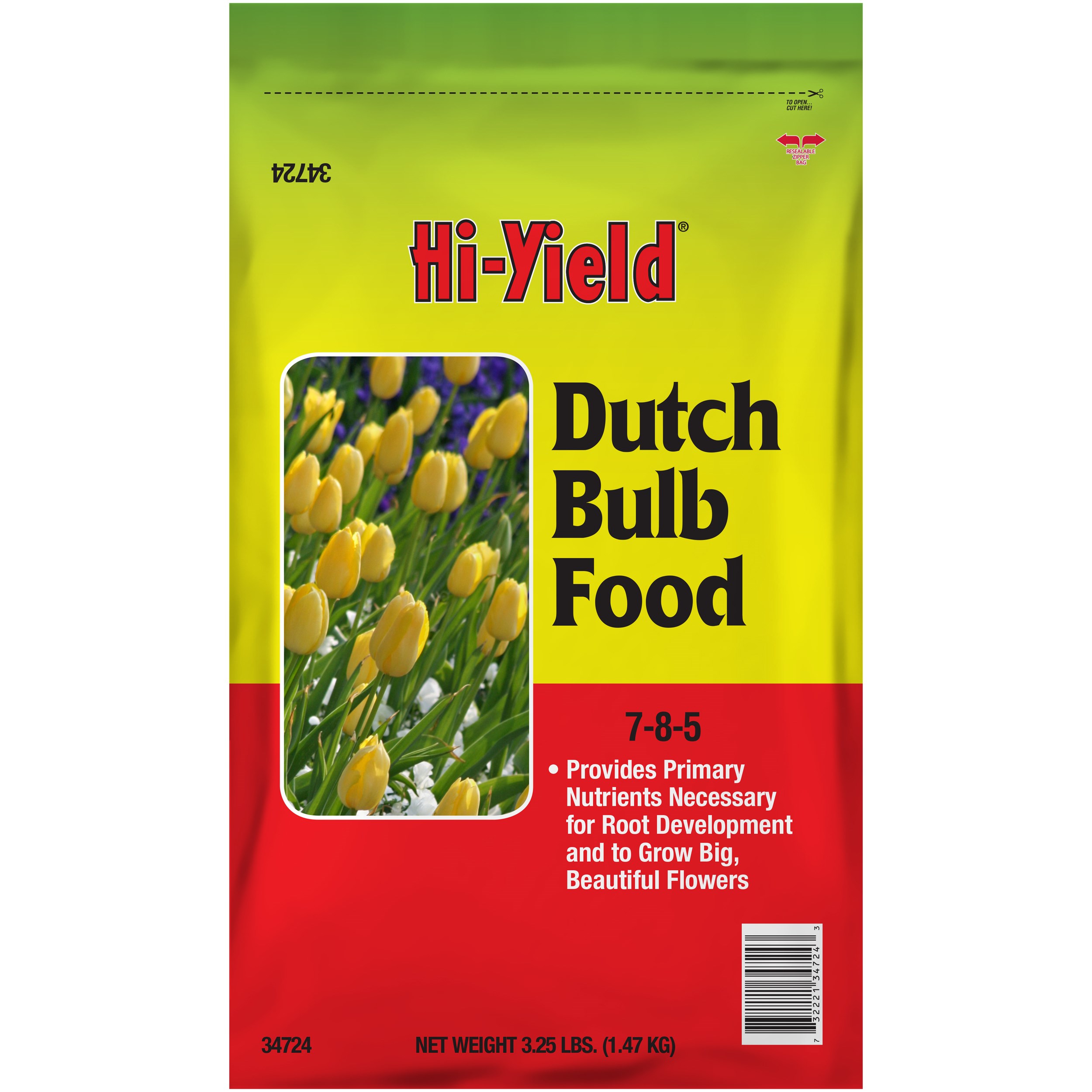 HiYield 3.25# Dutch Bulb Food 7-8-5 — priced per each; minimum 12; multiples of 12