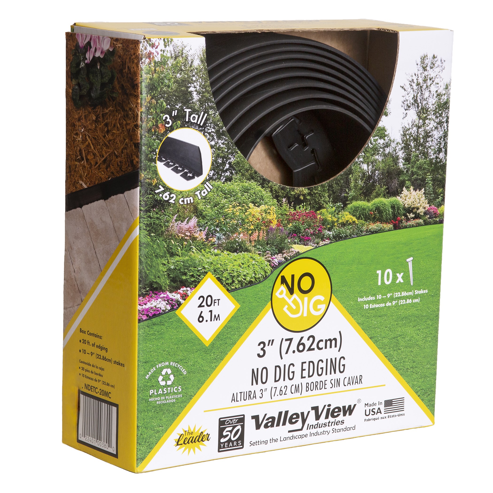 Valley View 20'x3" Innovative Coil Box Black — priced per each; minimum 4; multiples of 4