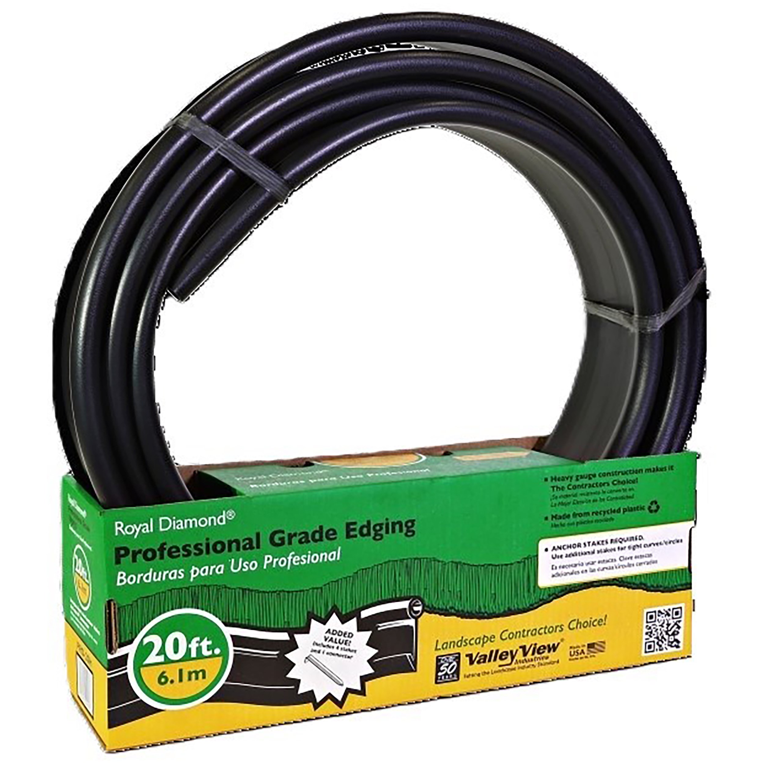 Valley View 20' Pro Edging Boxed w/ 4 Stakes