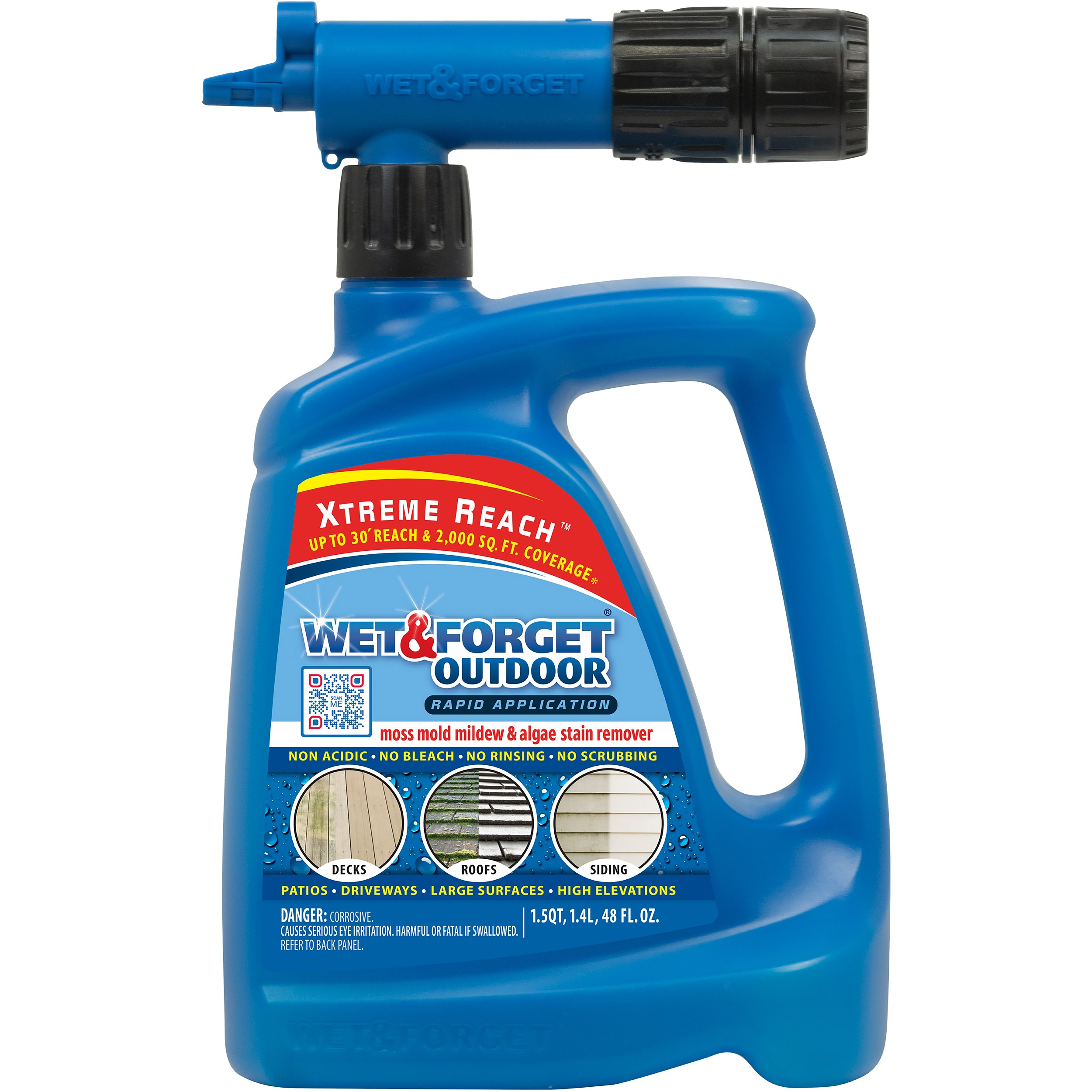 Wet & Forget 48oz Mildew Remover RTS — priced per each; minimum 4; multiples of 4