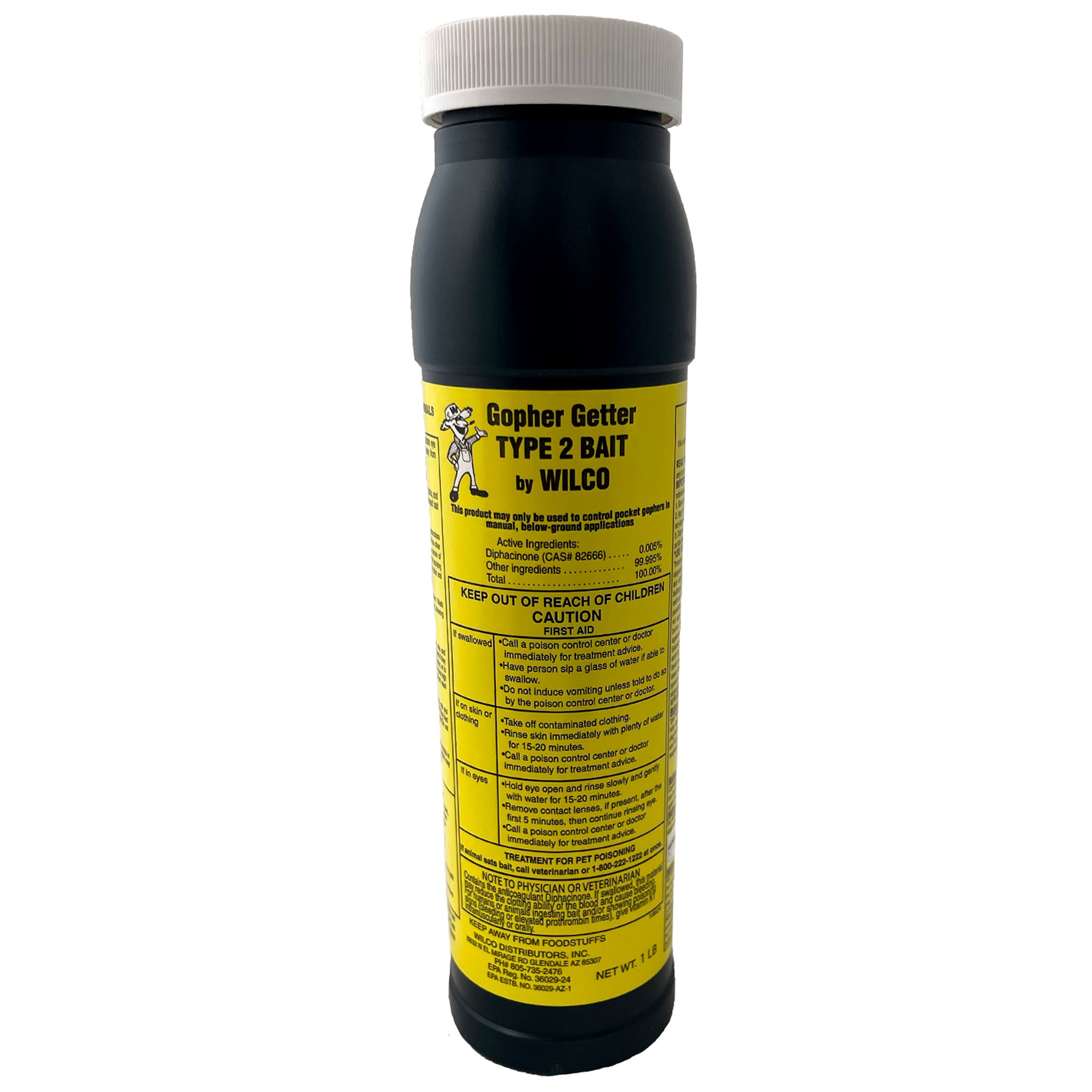 Wilco 1# Gopher Getter Bait Type 2 — priced per each; minimum 12; multiples of 12