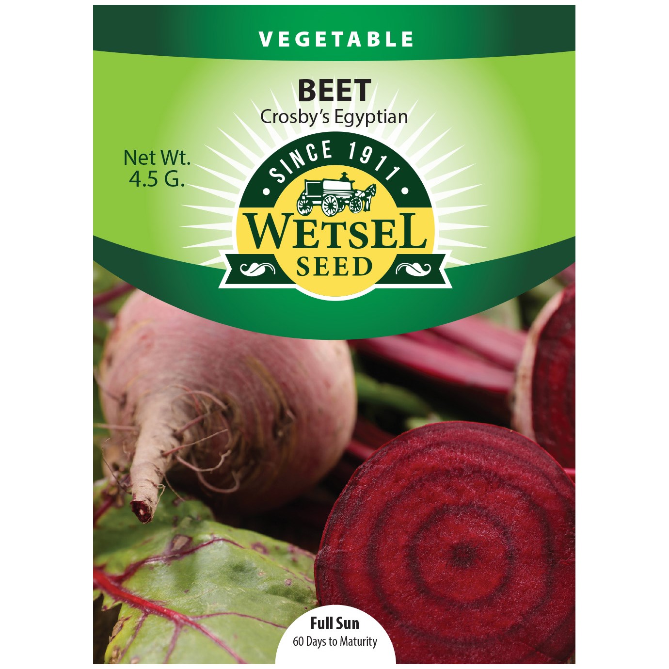 Beets, Crosby Egyptian 4.5 Grams — priced per each; minimum 5; multiples of 5