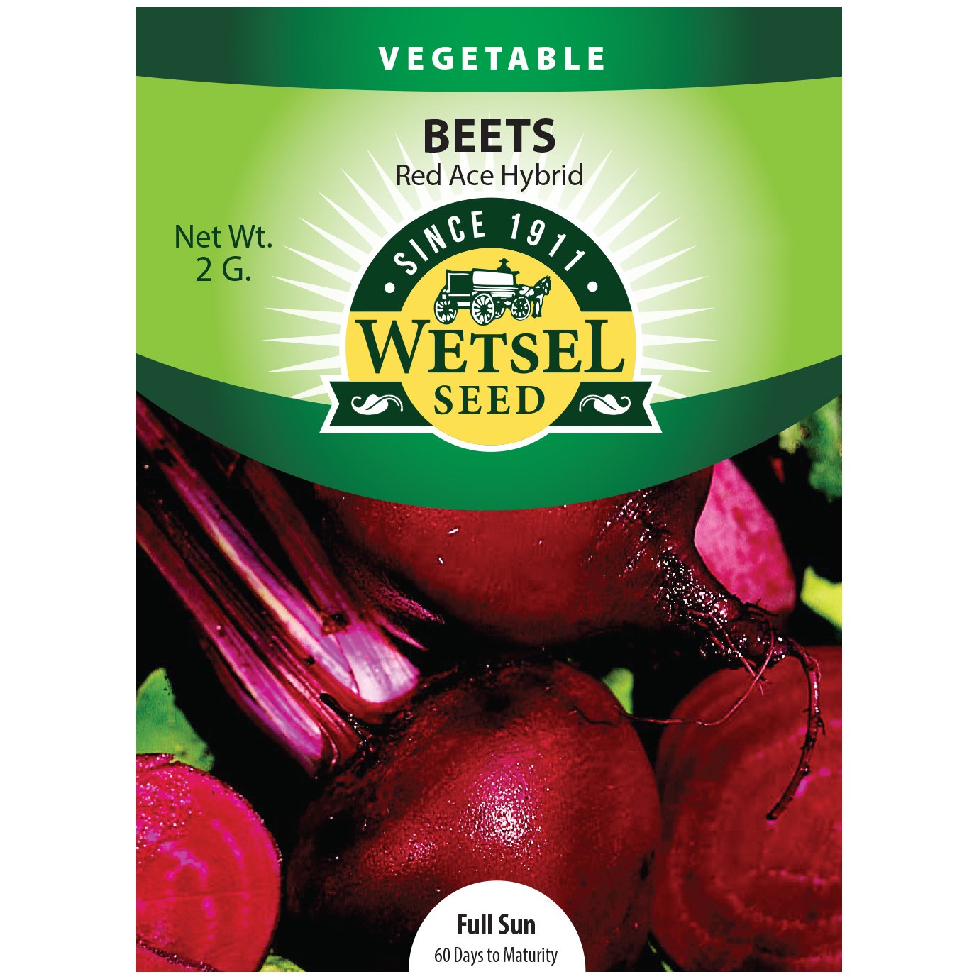 Beets, Red Ace Hybrid 2 Grams — priced per each; minimum 5; multiples of 5