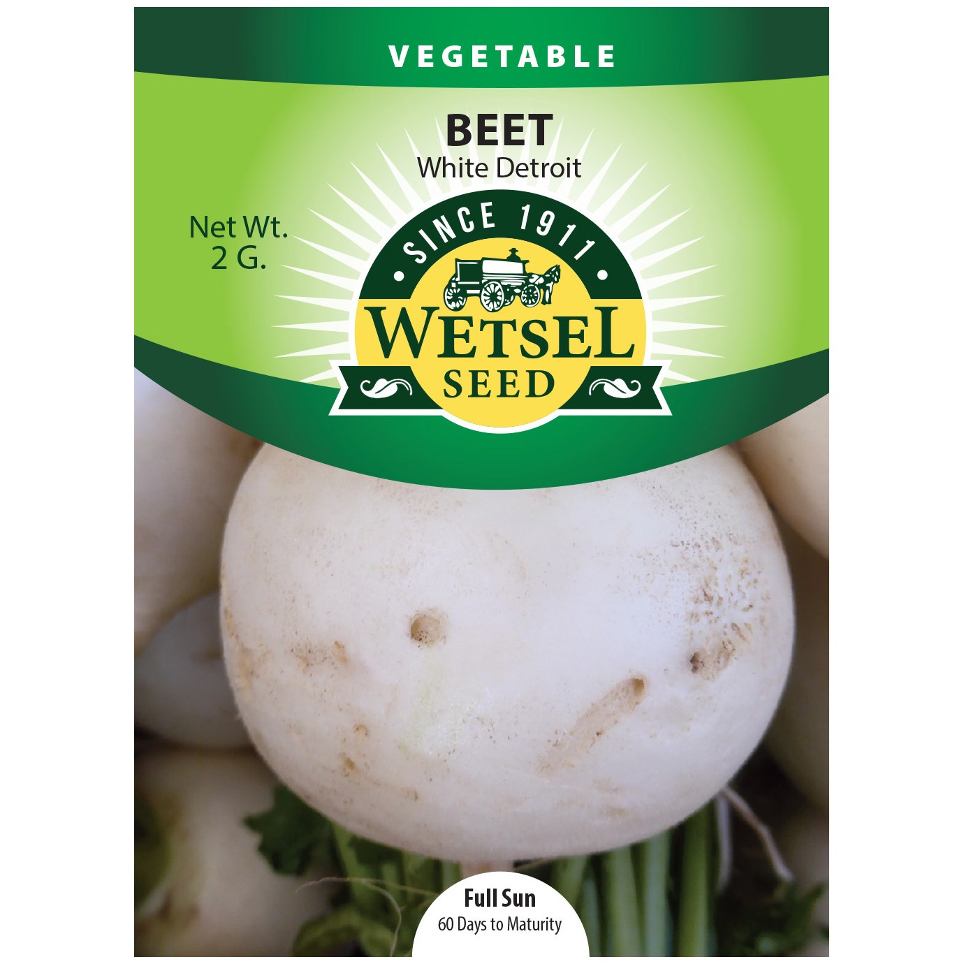 Beets, White Detroit 2 Grams — priced per each; minimum 5; multiples of 5