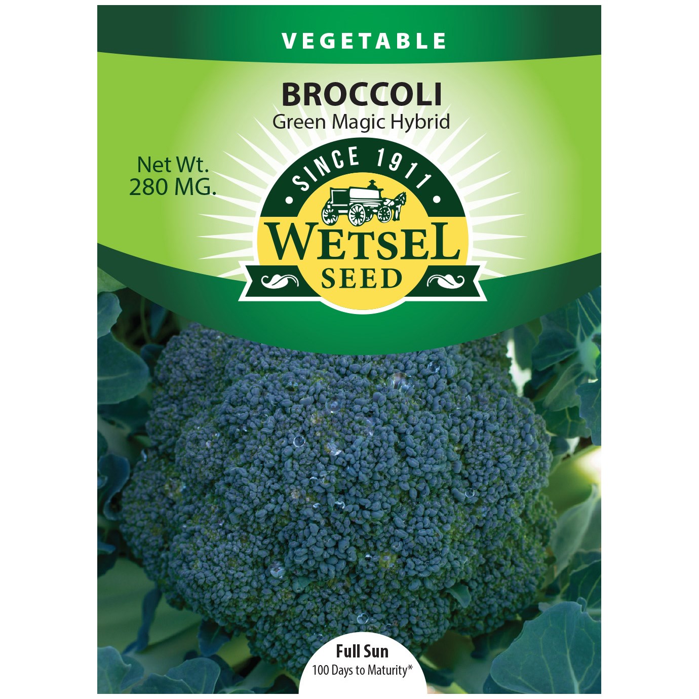 Broccoli, Green Magic 280mg — priced per each; minimum 5; multiples of 5