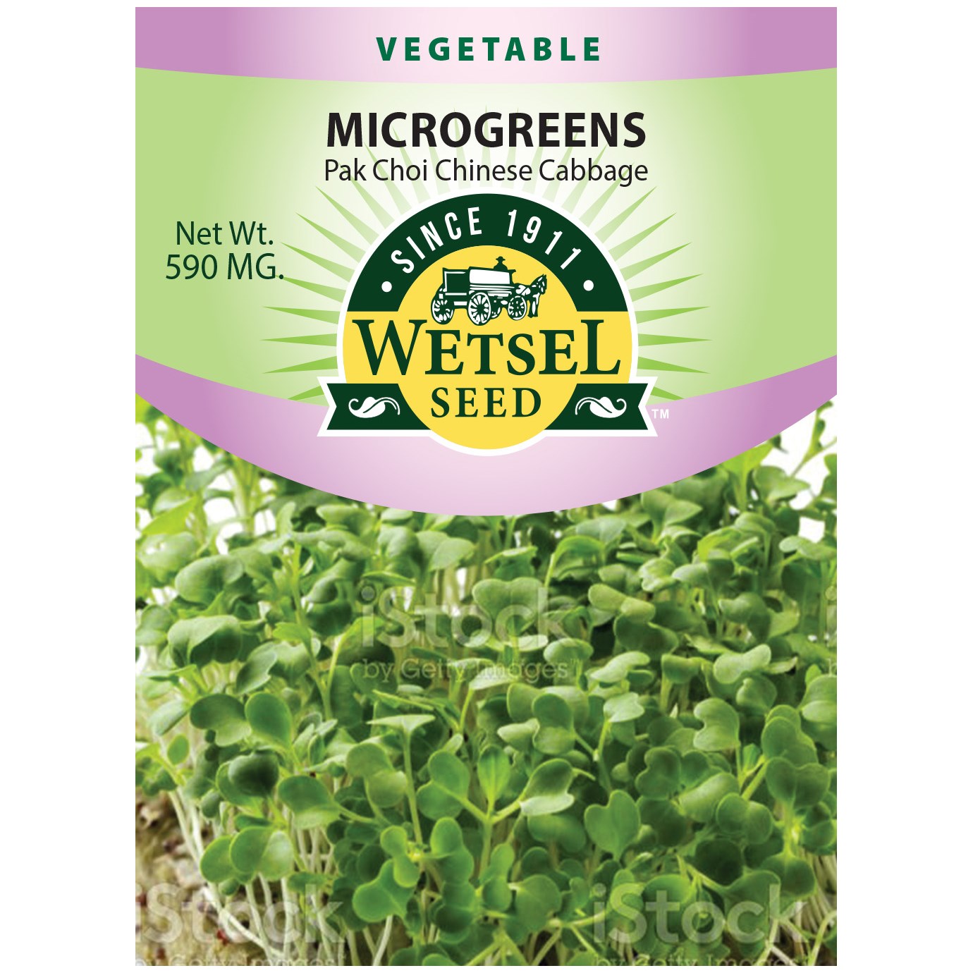 Microgreens, Pak Choi Chinese Cabbage 590mg — priced per each; minimum 5; multiples of 5