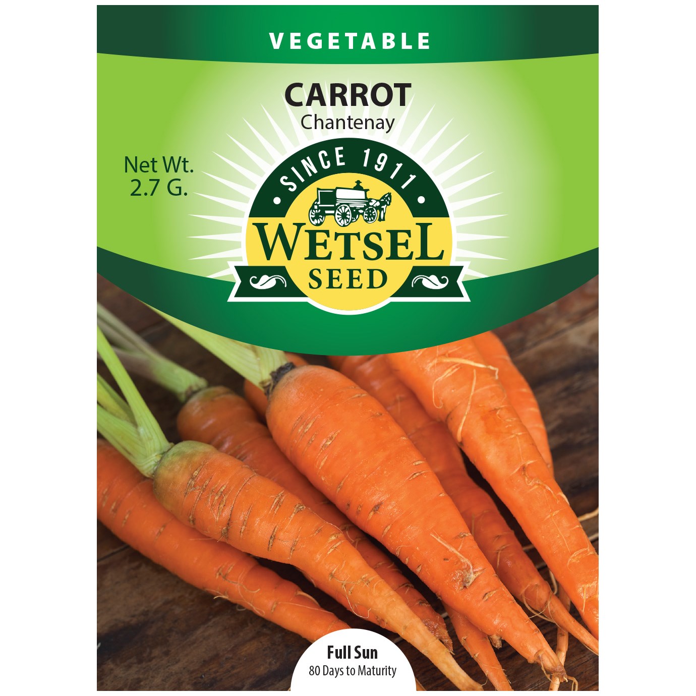 Carrot, Chantenay 2.7 Grams — priced per each; minimum 5; multiples of 5