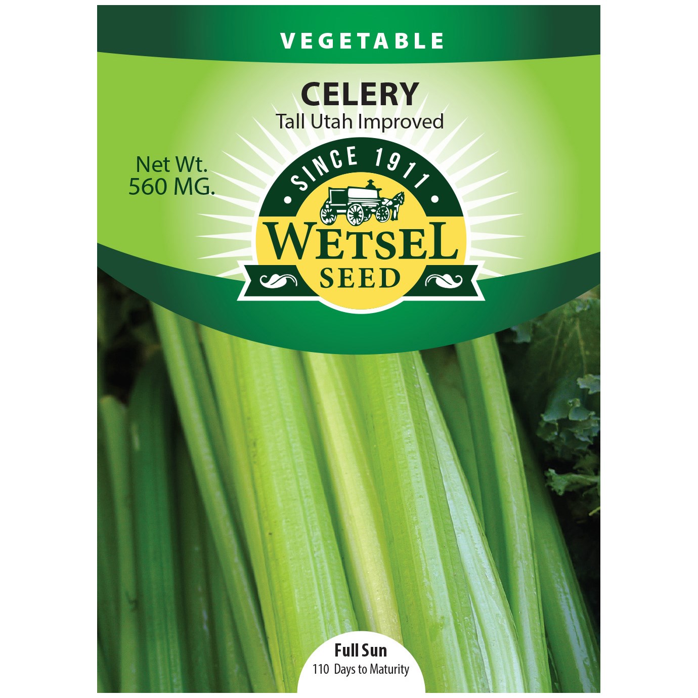 Celery, Tall Utah Improved 560mg — priced per each; minimum 5; multiples of 5