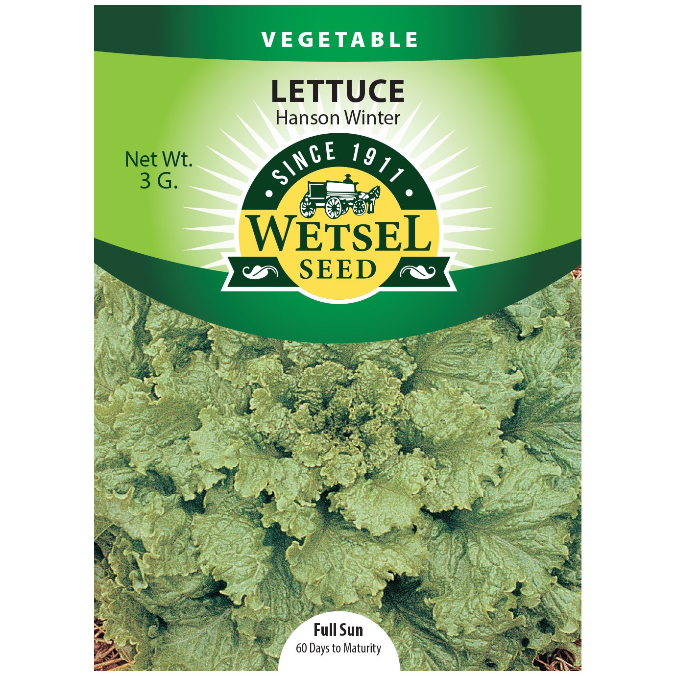 Lettuce, Hanson 3 Grams — priced per each; minimum 5; multiples of 5