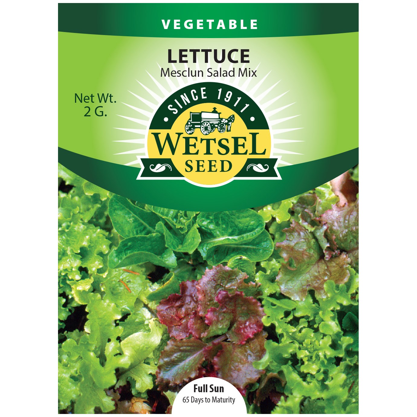 Lettuce, Mesclun Salad Mix 2 Grams — priced per each; minimum 5; multiples of 5