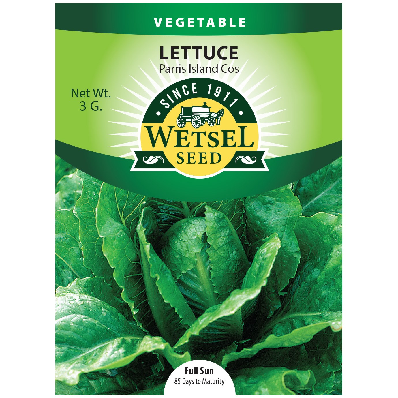Lettuce, Parris Island Cos ( Romaine ) 3 Grams — priced per each; minimum 5; multiples of 5