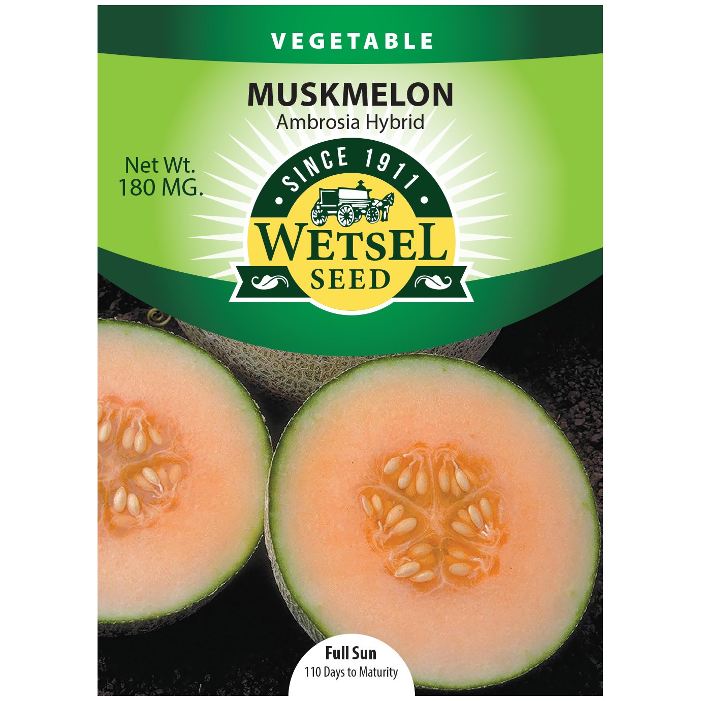 Cantaloupe, Ambrosia Hybrid 180mg — priced per each; minimum 5; multiples of 5