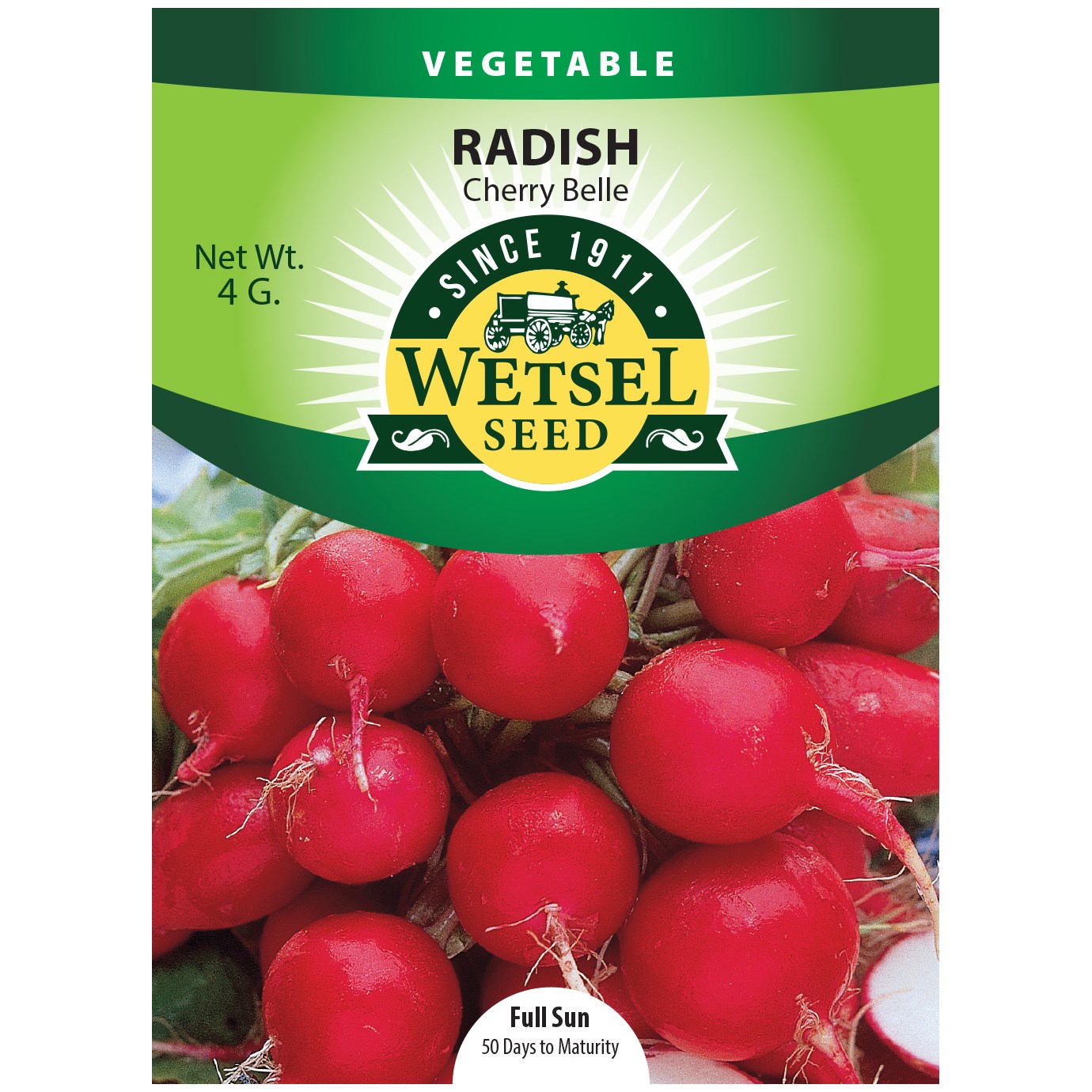Radish, Cherry Belle 4 Grams — priced per each; minimum 5; multiples of 5