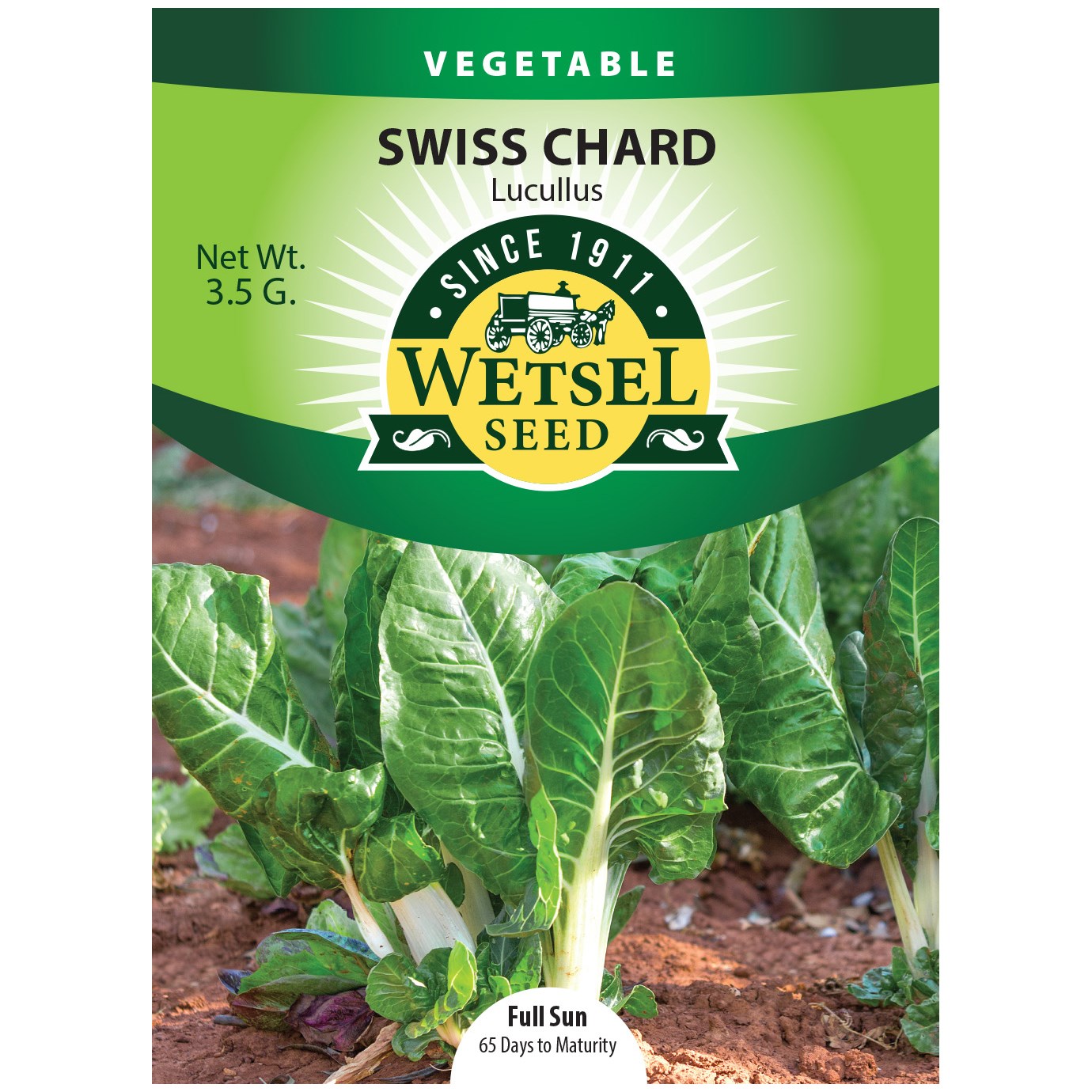 Swiss Chard, Lucullus 3.5 Grams — priced per each; minimum 5; multiples of 5