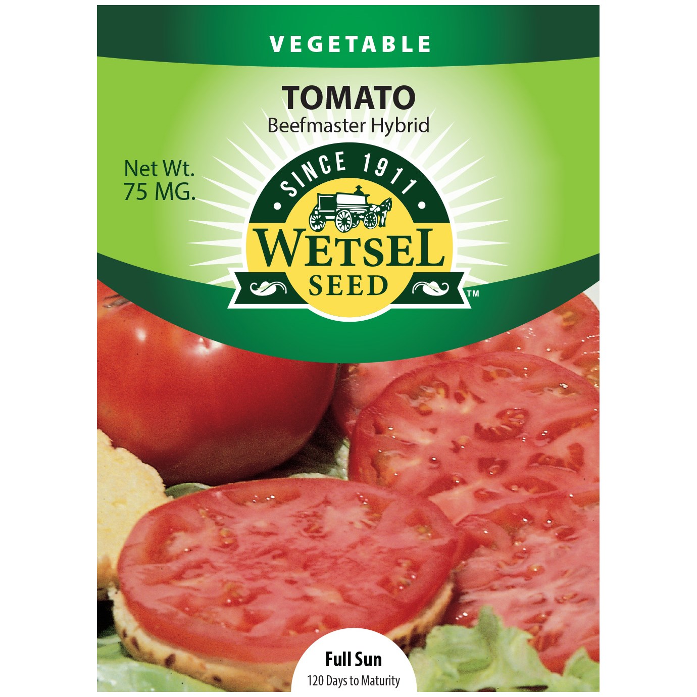 Tomato, Beefmaster 75mg — priced per each; minimum 5; multiples of 5