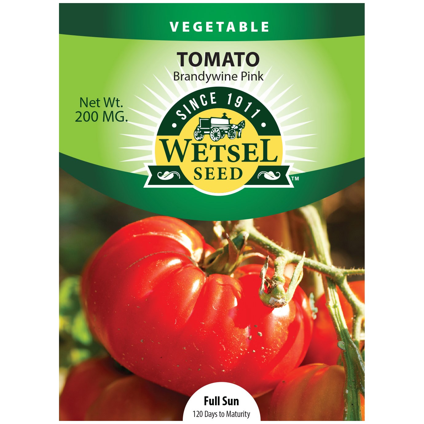 Tomato, Brandywine Pink 200mg — priced per each; minimum 5; multiples of 5