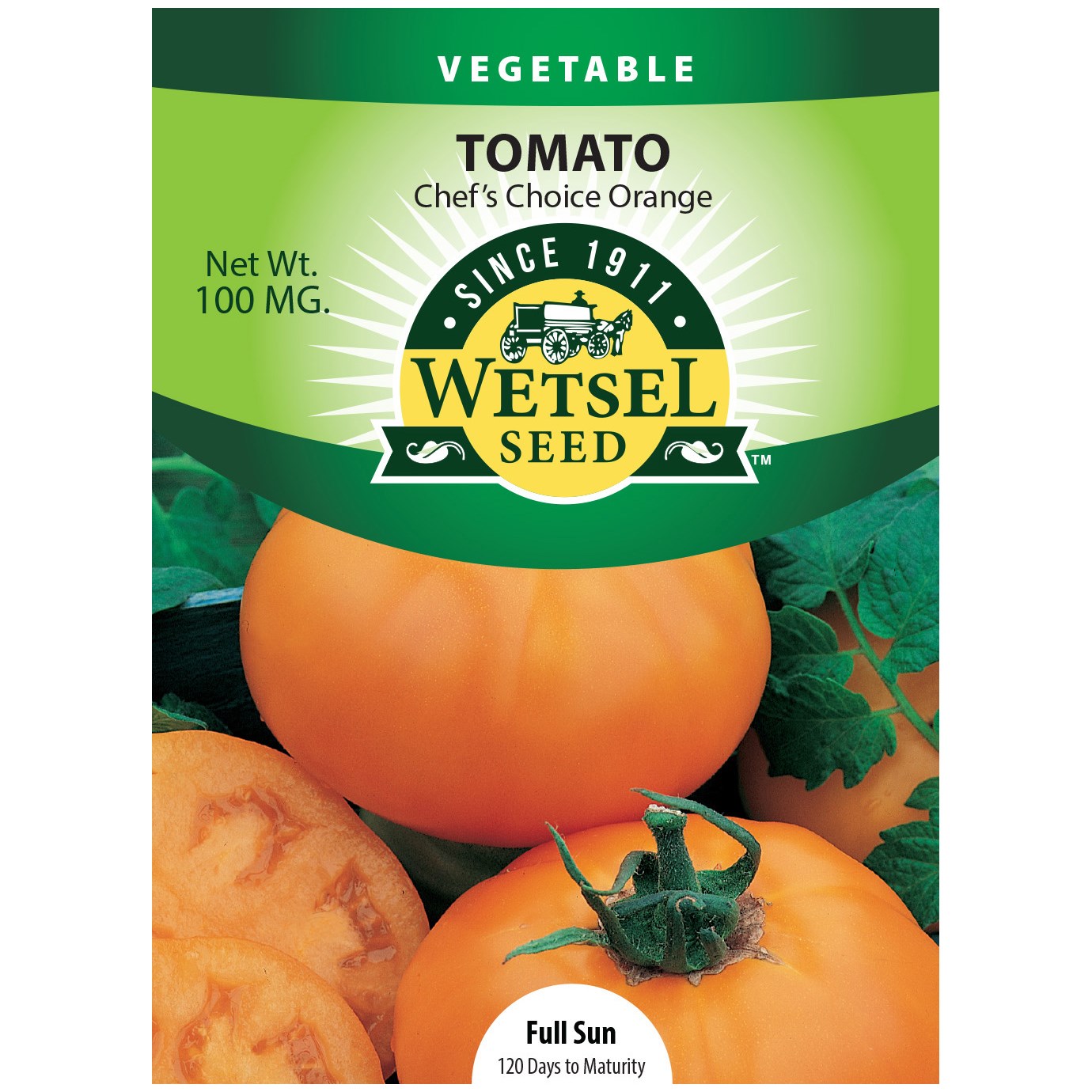 Tomato, Chef's Choice Orange 100mg — priced per each; minimum 5; multiples of 5