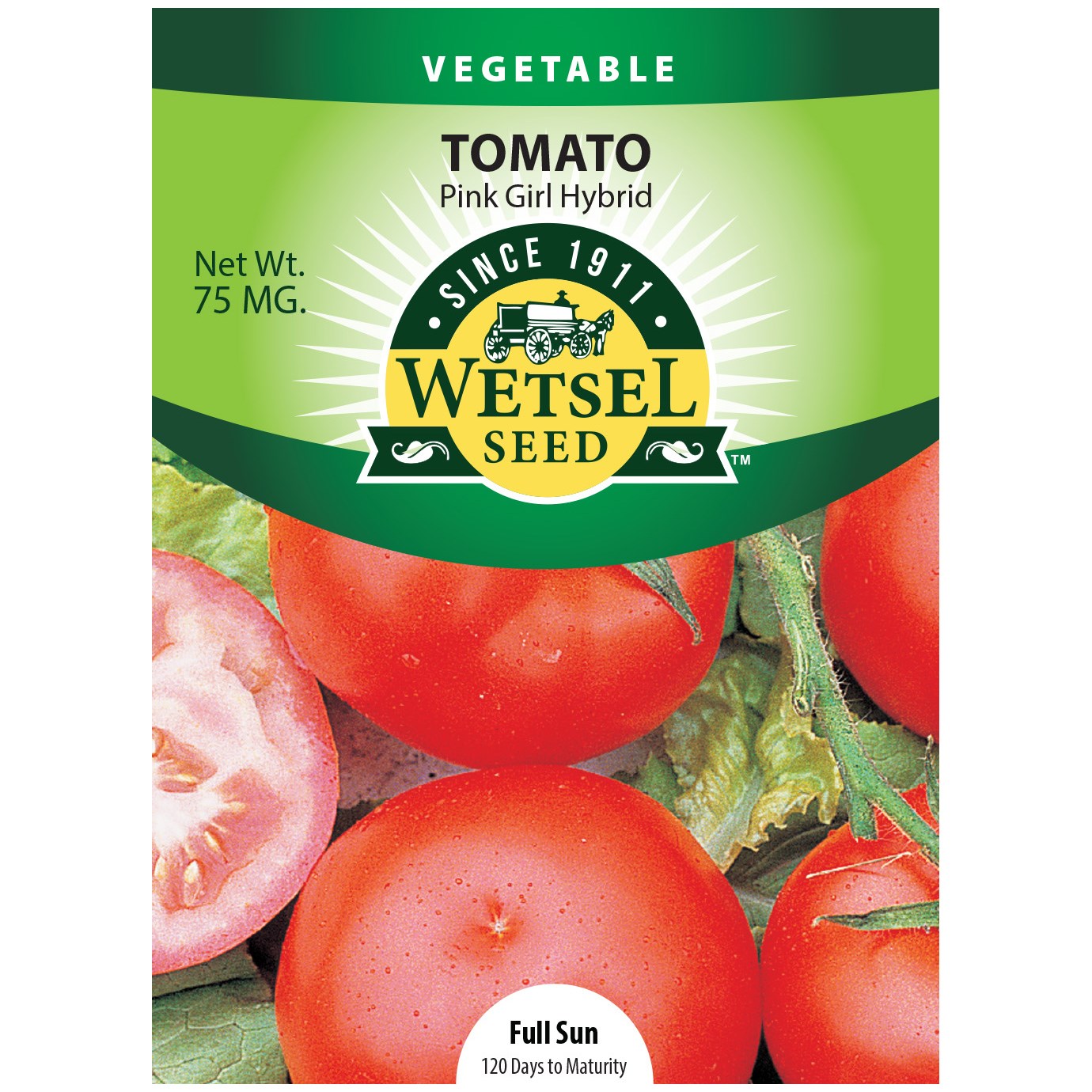 Tomato, Pink Girl 75mg — priced per each; minimum 5; multiples of 5