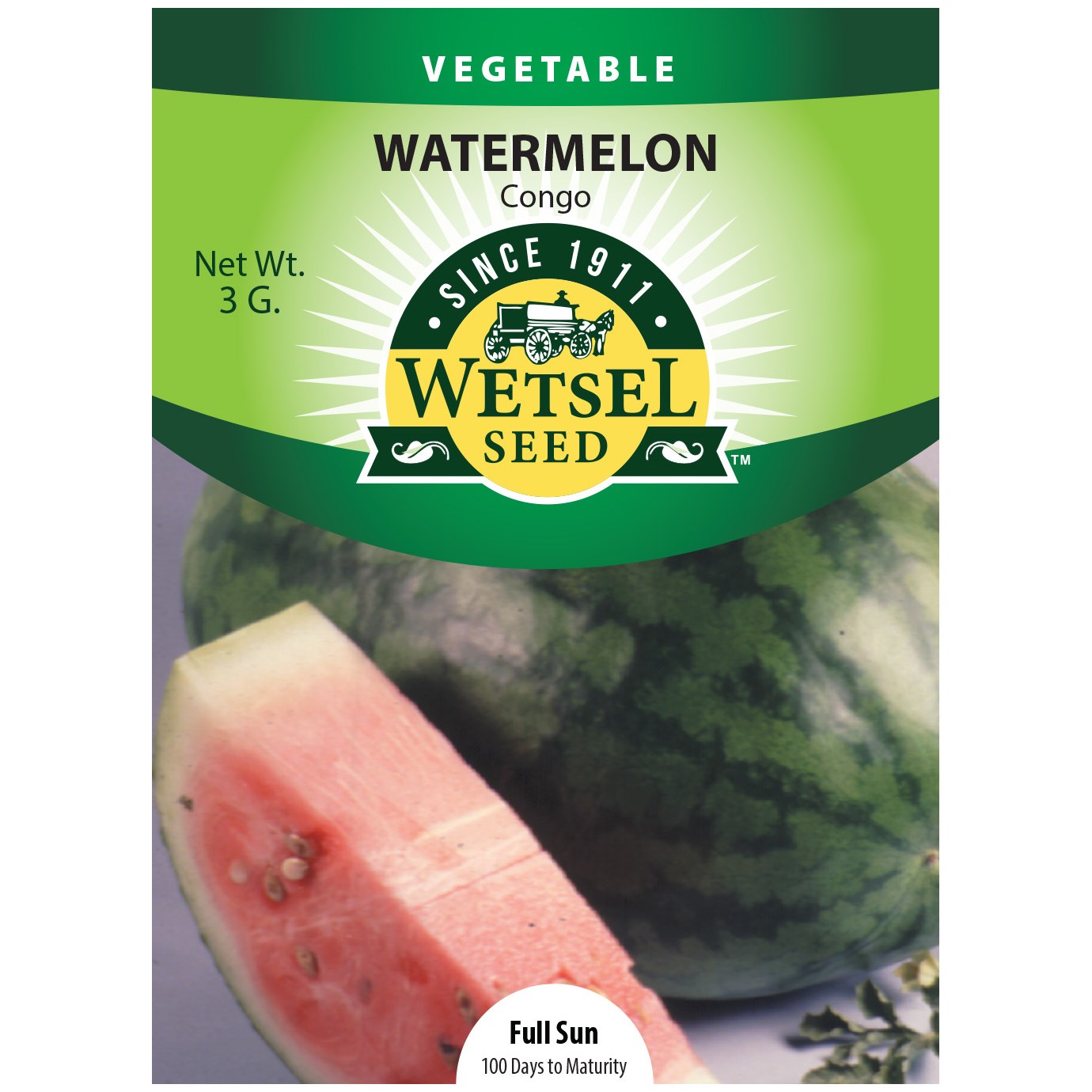 Watermelon, Congo 3 Grams — priced per each; minimum 5; multiples of 5