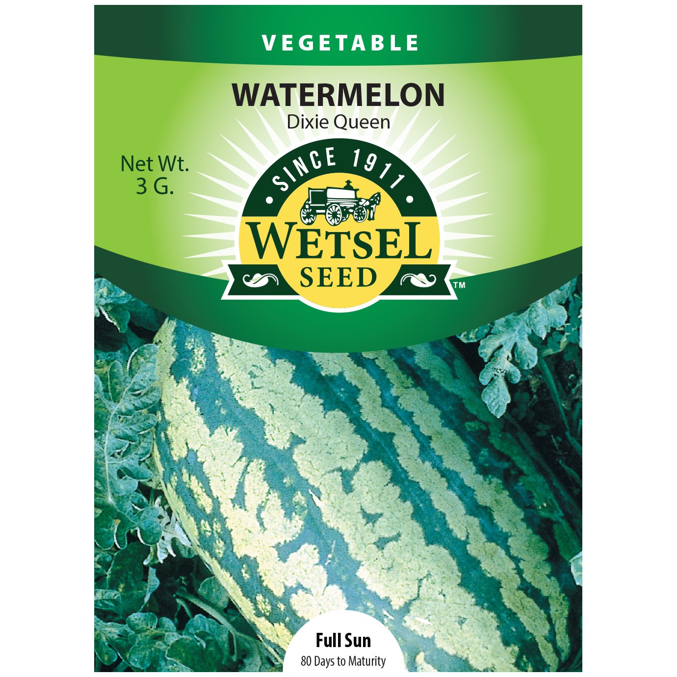 Watermelon, Dixie Queen 3 Grams — priced per each; minimum 5; multiples of 5