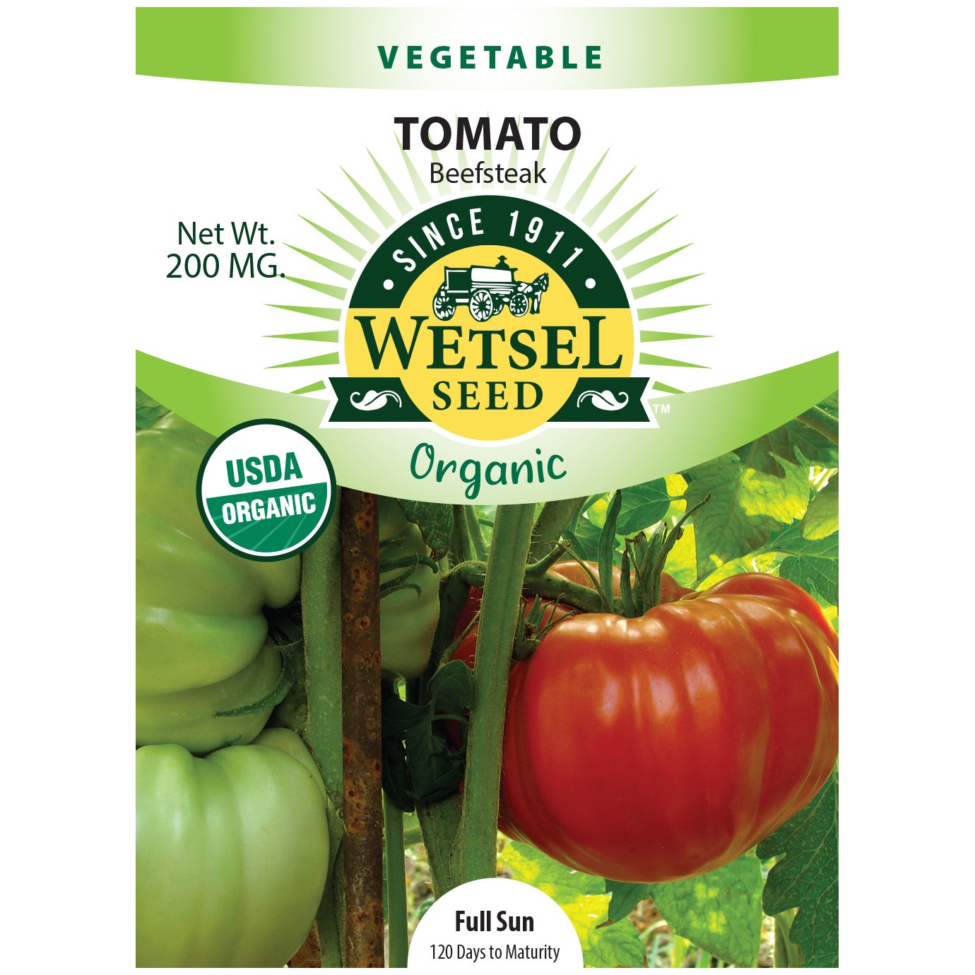 Tomato, Organic Beefsteak 200mg — priced per each; minimum 5; multiples of 5