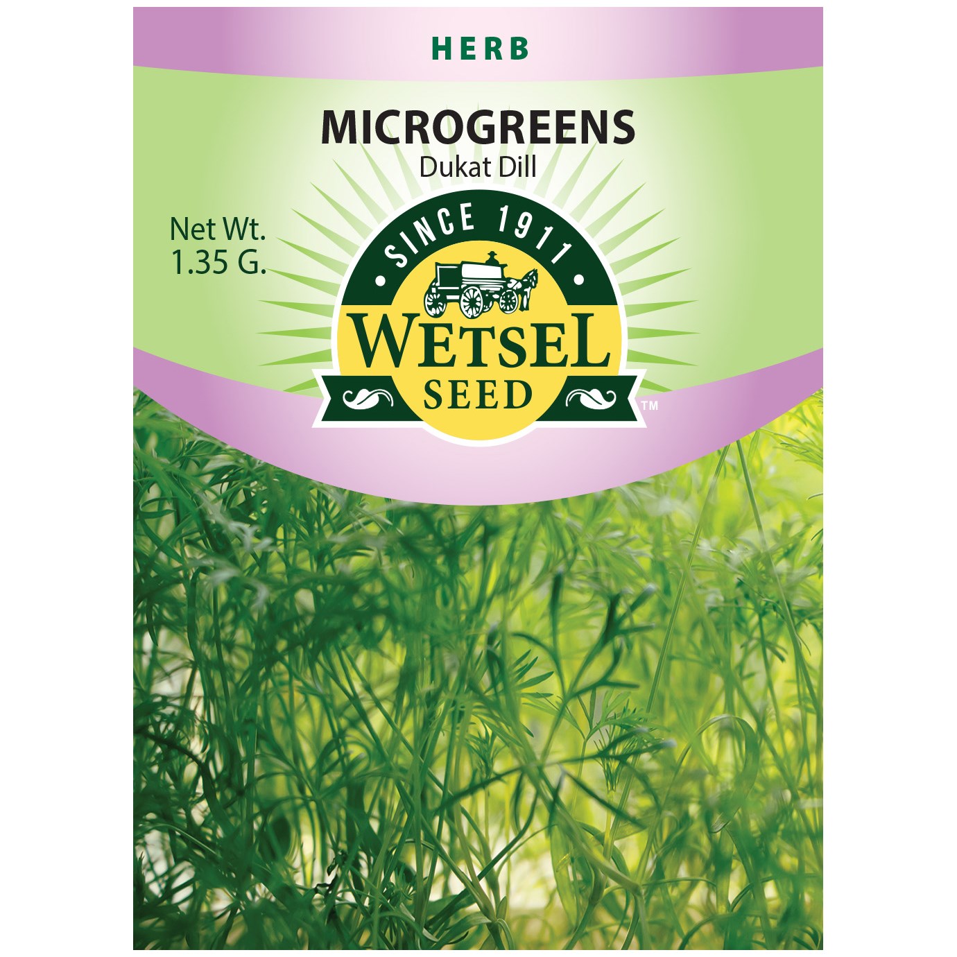 Microgreens, Dukat Dill 1.35 Grams — priced per each; minimum 5; multiples of 5