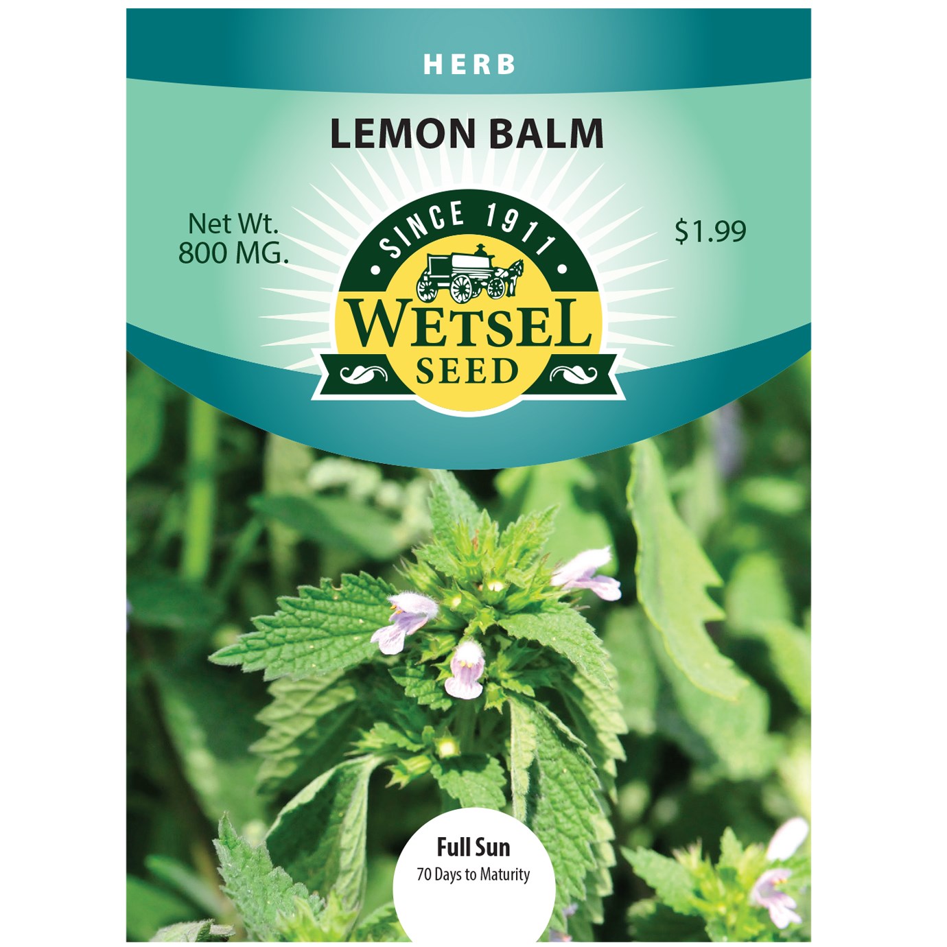 Lemon Balm 800mg — priced per each; minimum 5; multiples of 5