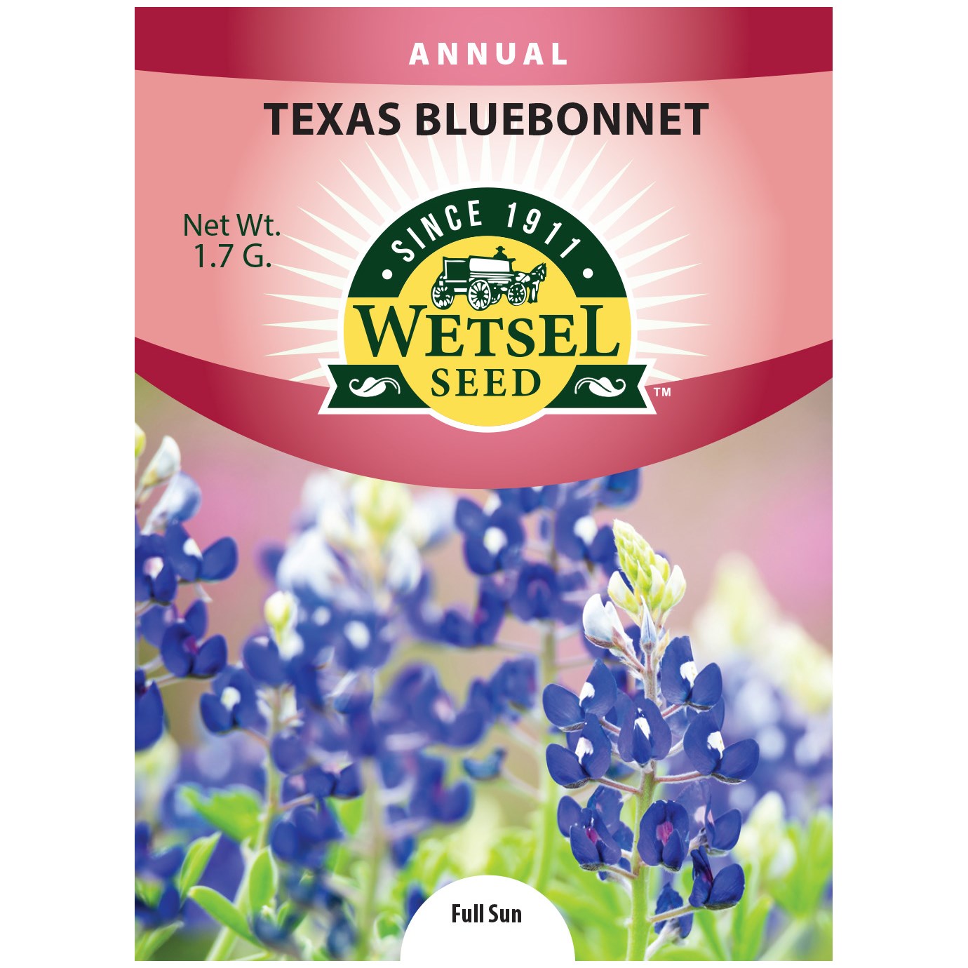 Blue Bonnet, Texas 1.7 Grams — priced per each; minimum 5; multiples of 5