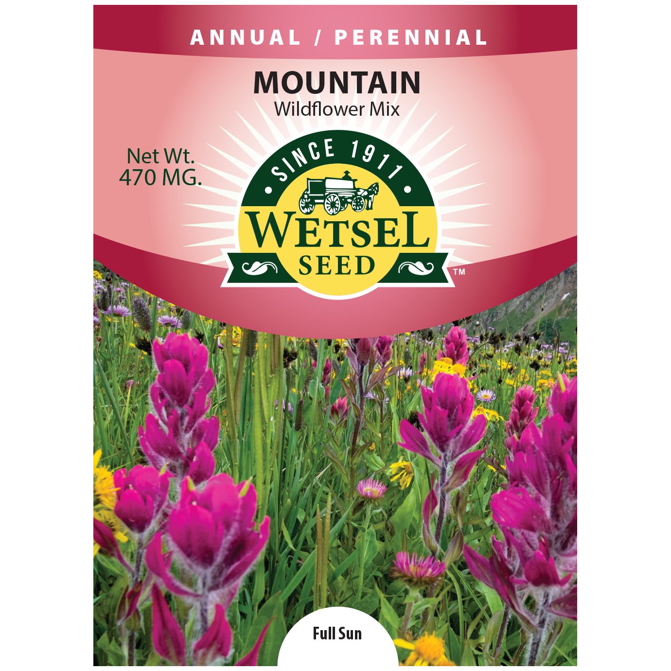 Mountain Wildflower Mix 470mg — priced per each; minimum 5; multiples of 5