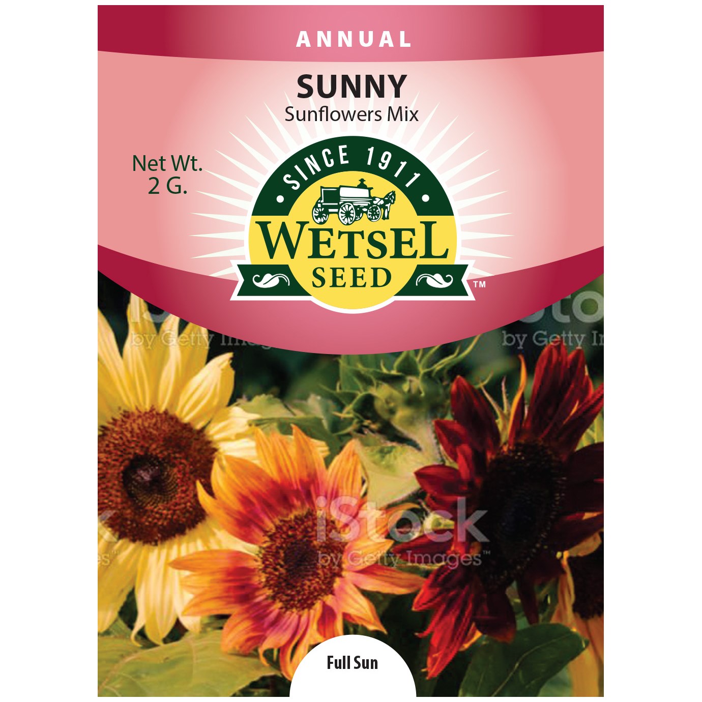 Sunflower, Sunny Mix 2 Grams — priced per each; minimum 5; multiples of 5
