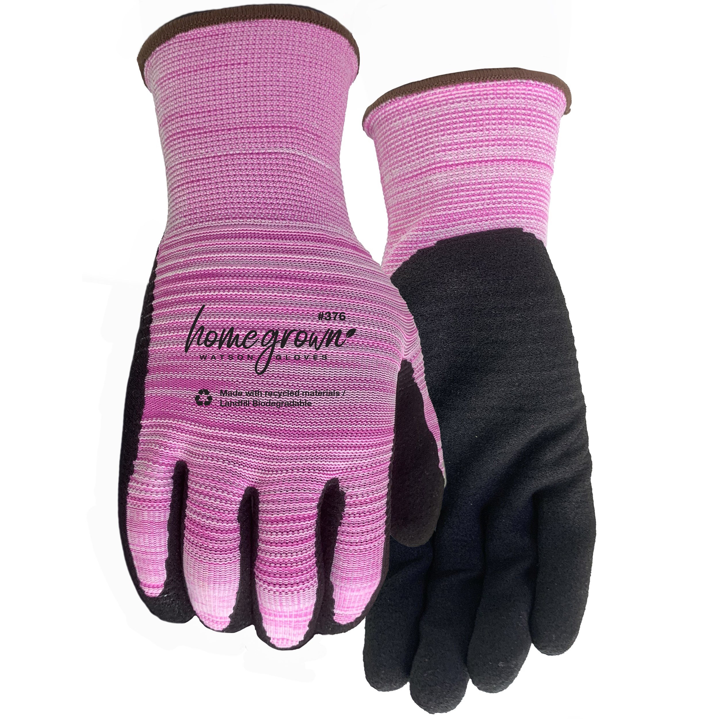 Watson Gloves HomeGrown Rose Large — priced per each; minimum 6; multiples of 6