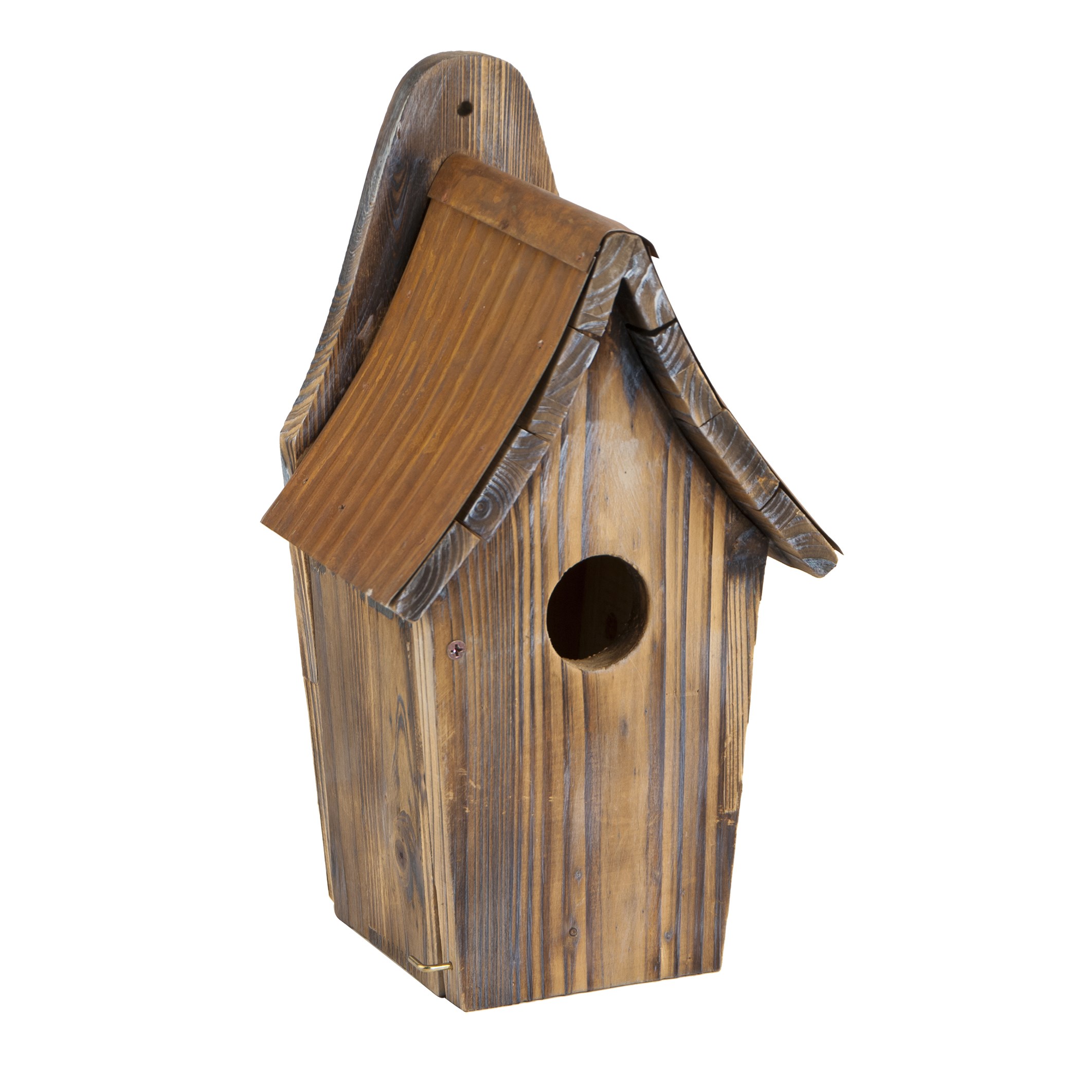 Woodlink Rustic Farmhouse Bluebird House with Corrugated Metal Roof — priced per each; minimum 4; multiples of 4