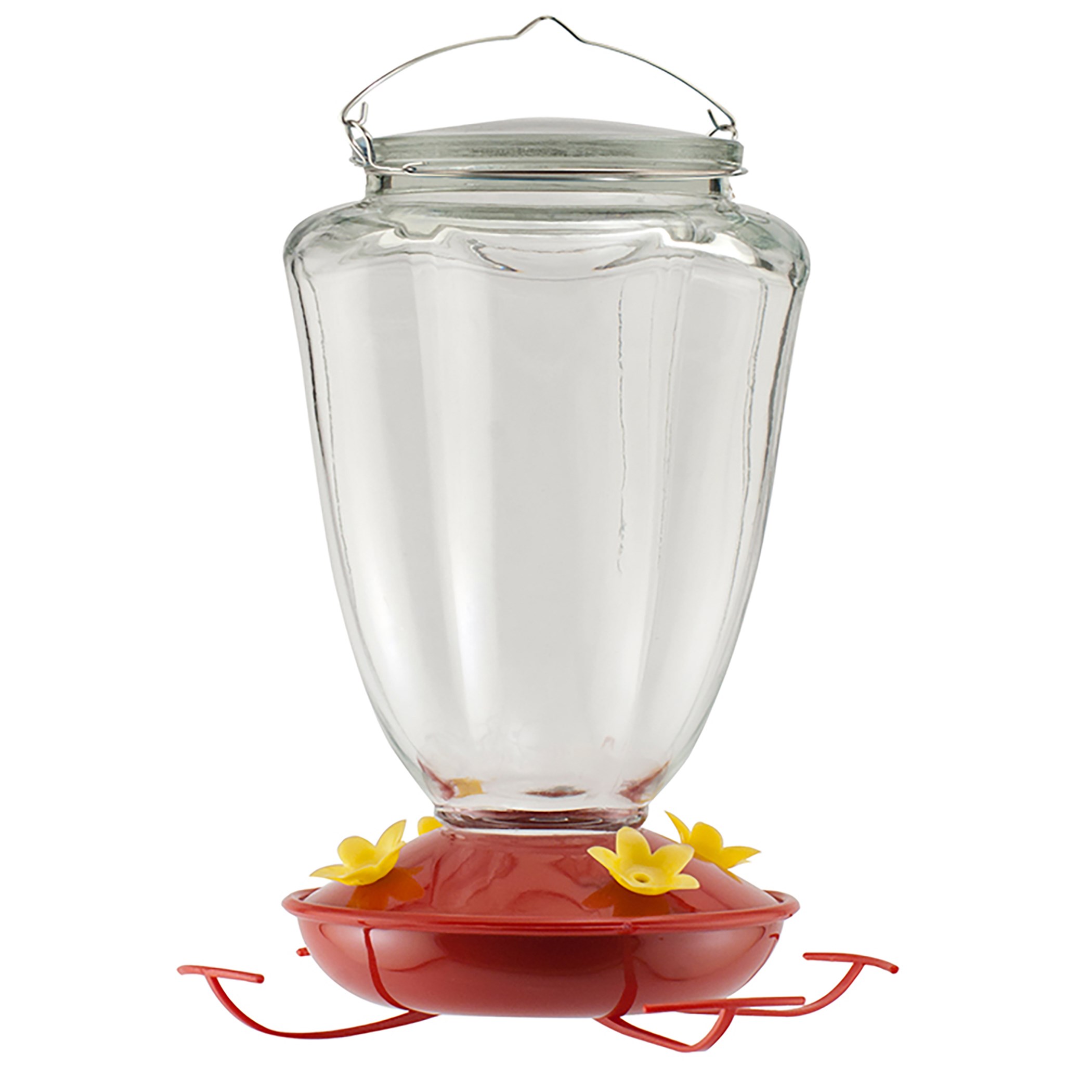 Woodlink Glass Tulip Flower HummingBird Feeder — priced per each; minimum 4; multiples of 4