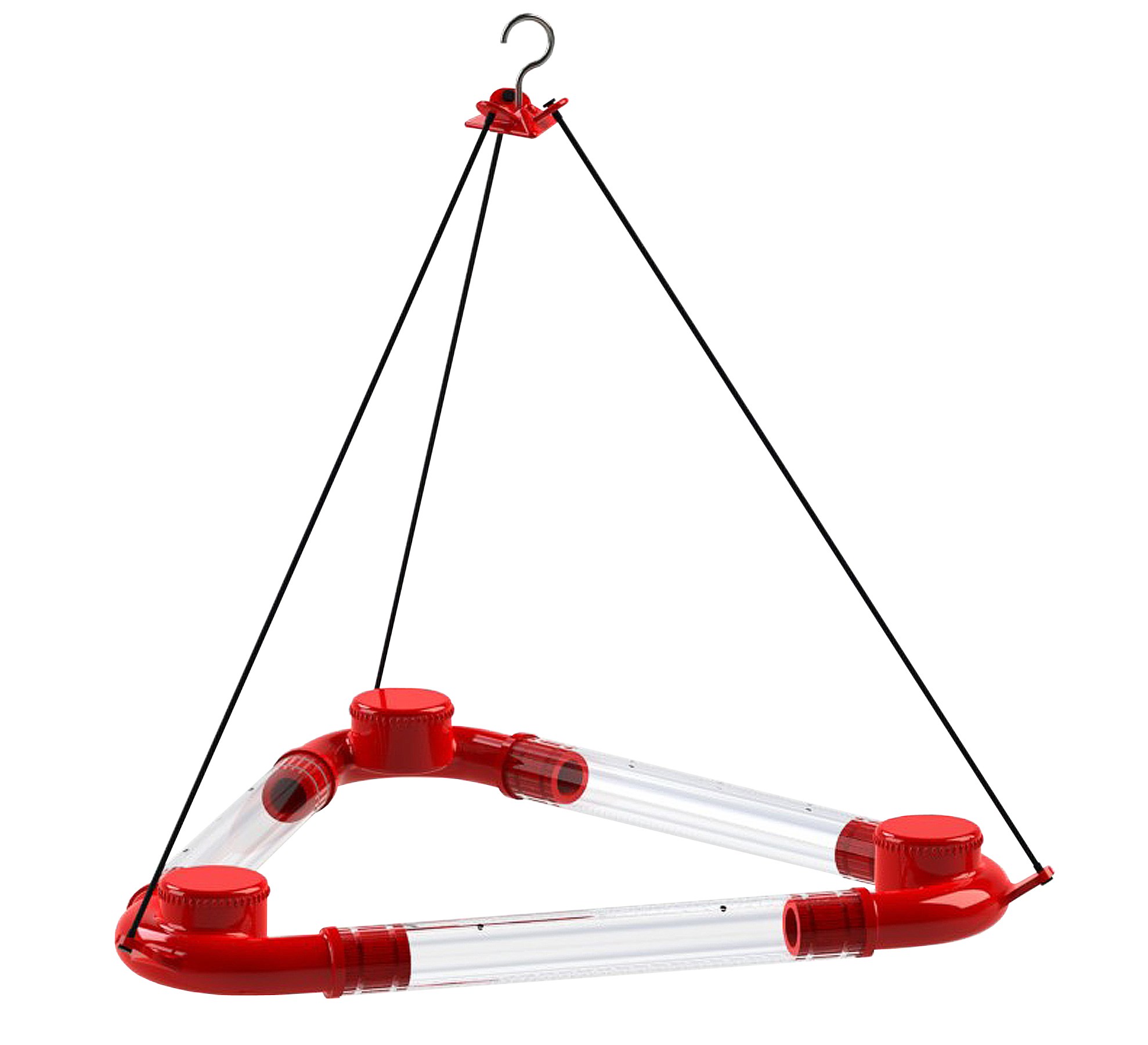 Woodlink 9 Port Dinner Bell Hummingbird Feeder — priced per each; minimum 8; multiples of 8