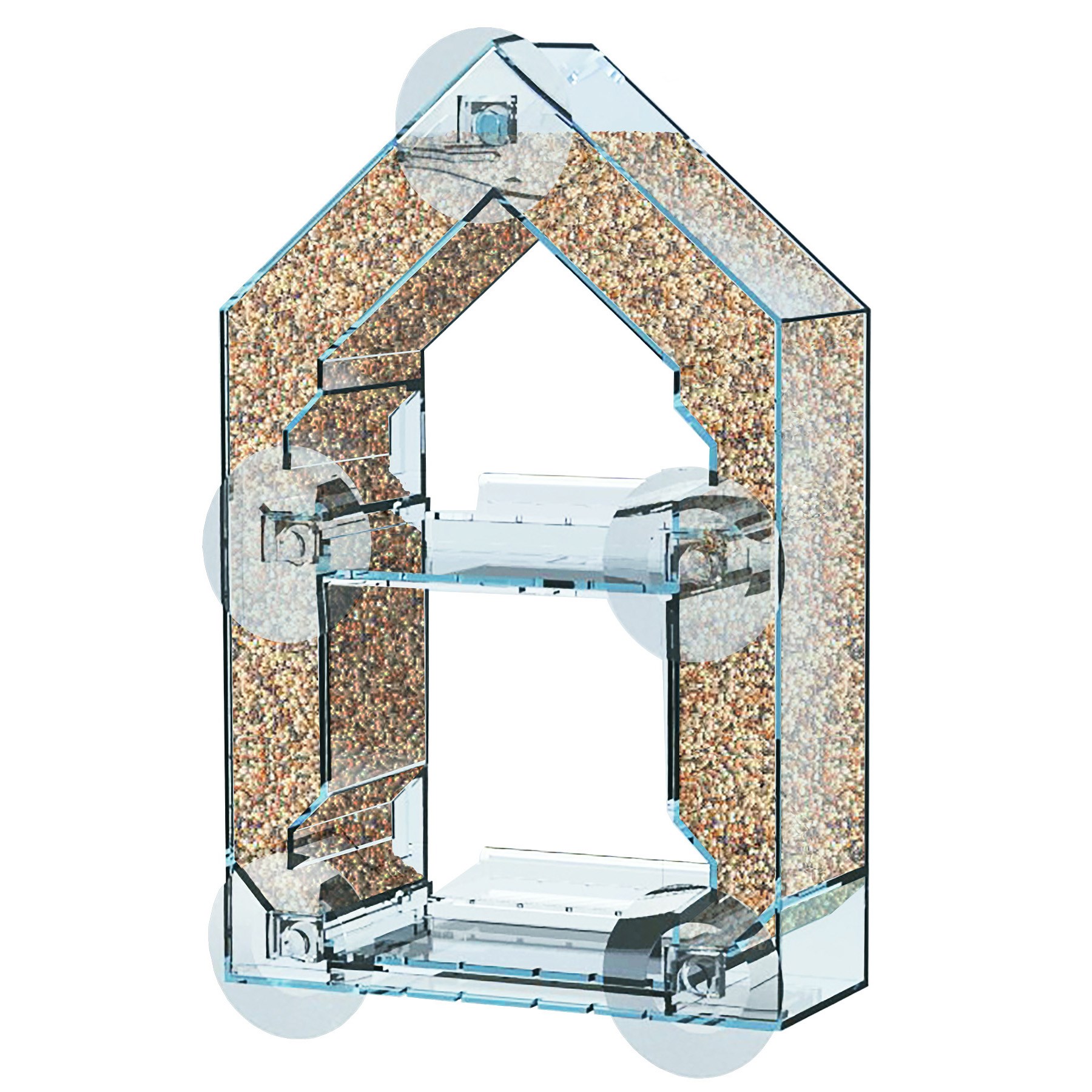 Woodlink Sneak-a-Peek Window Feeder House Design — priced per each; minimum 4; multiples of 4