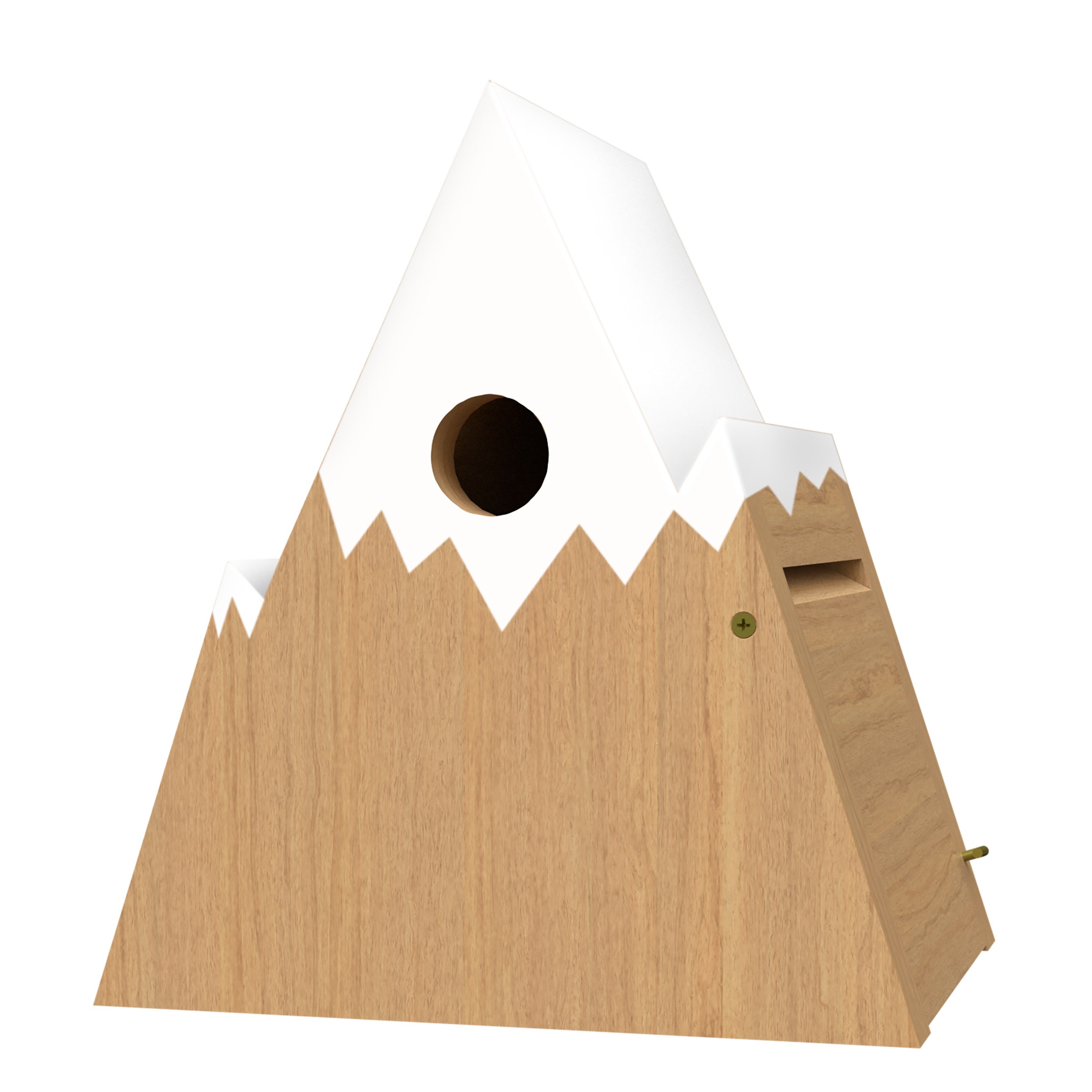 Woodlink Novelty Nordic Wren/Chickadee House with Teak Finish — priced per each; minimum 2; multiples of 2