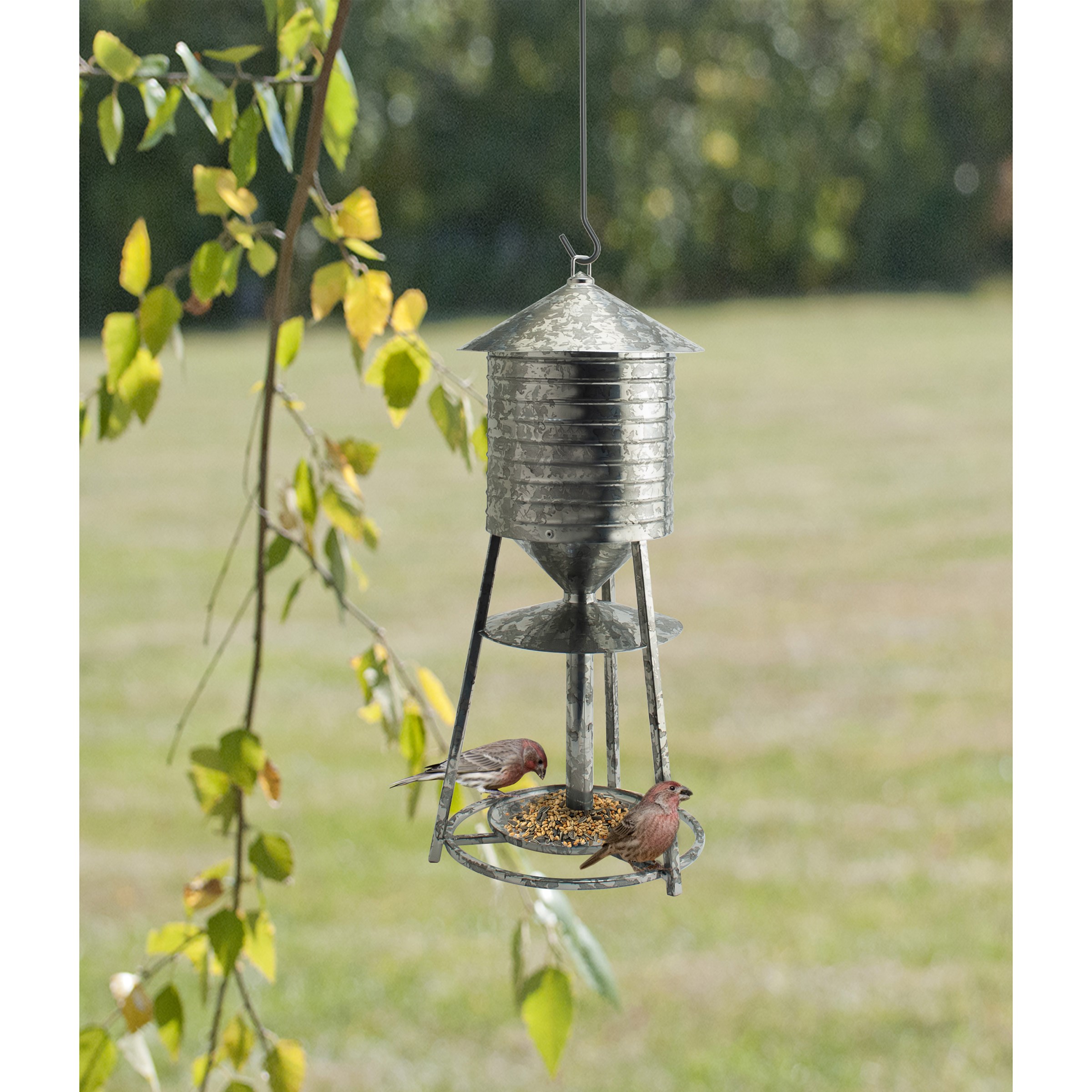 Woodlink Seed Tray Feeder Glavanized Water Tower