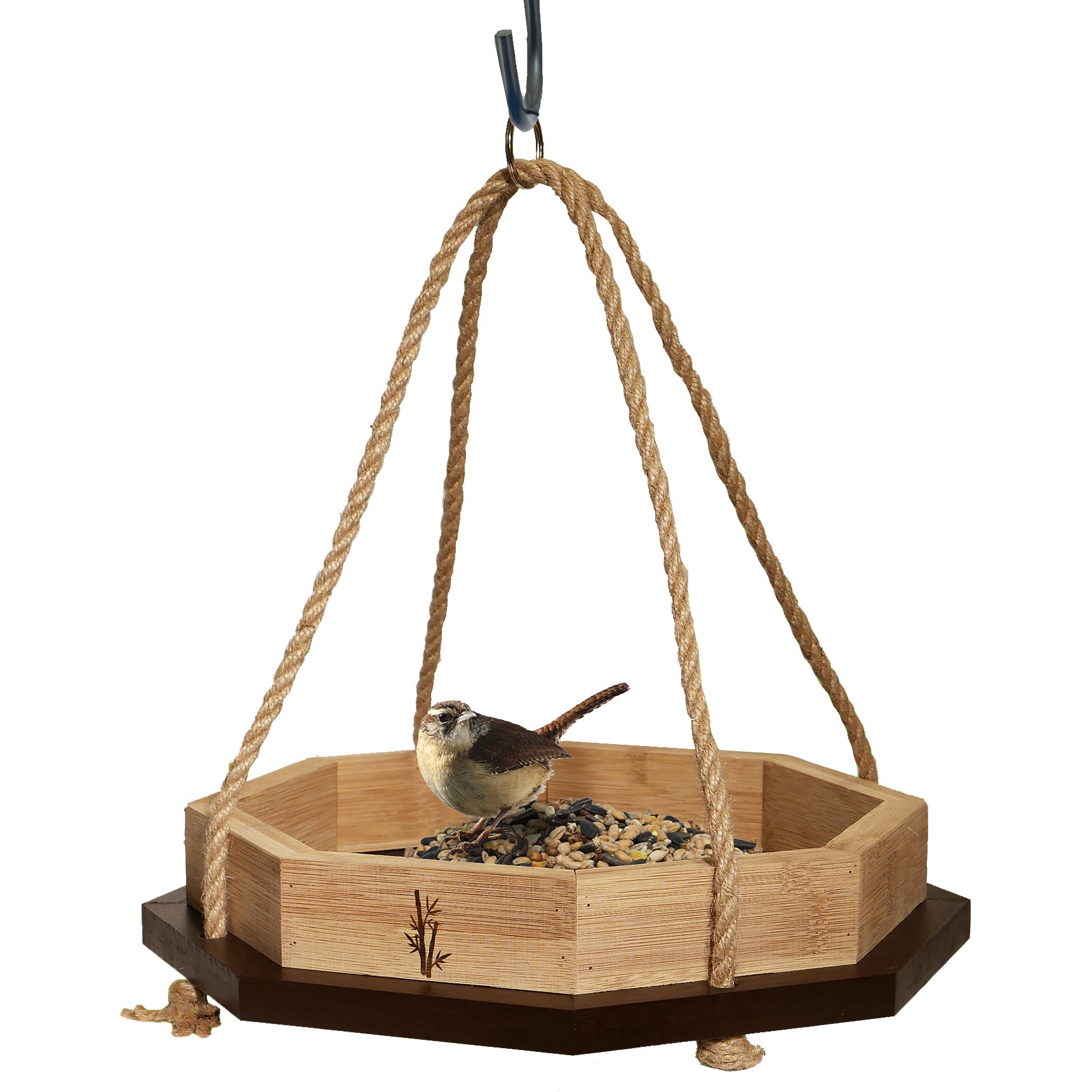Woodlink Bamboo Ultimate Renewable Octagon Platform Feeder — priced per each; minimum 4; multiples of 4