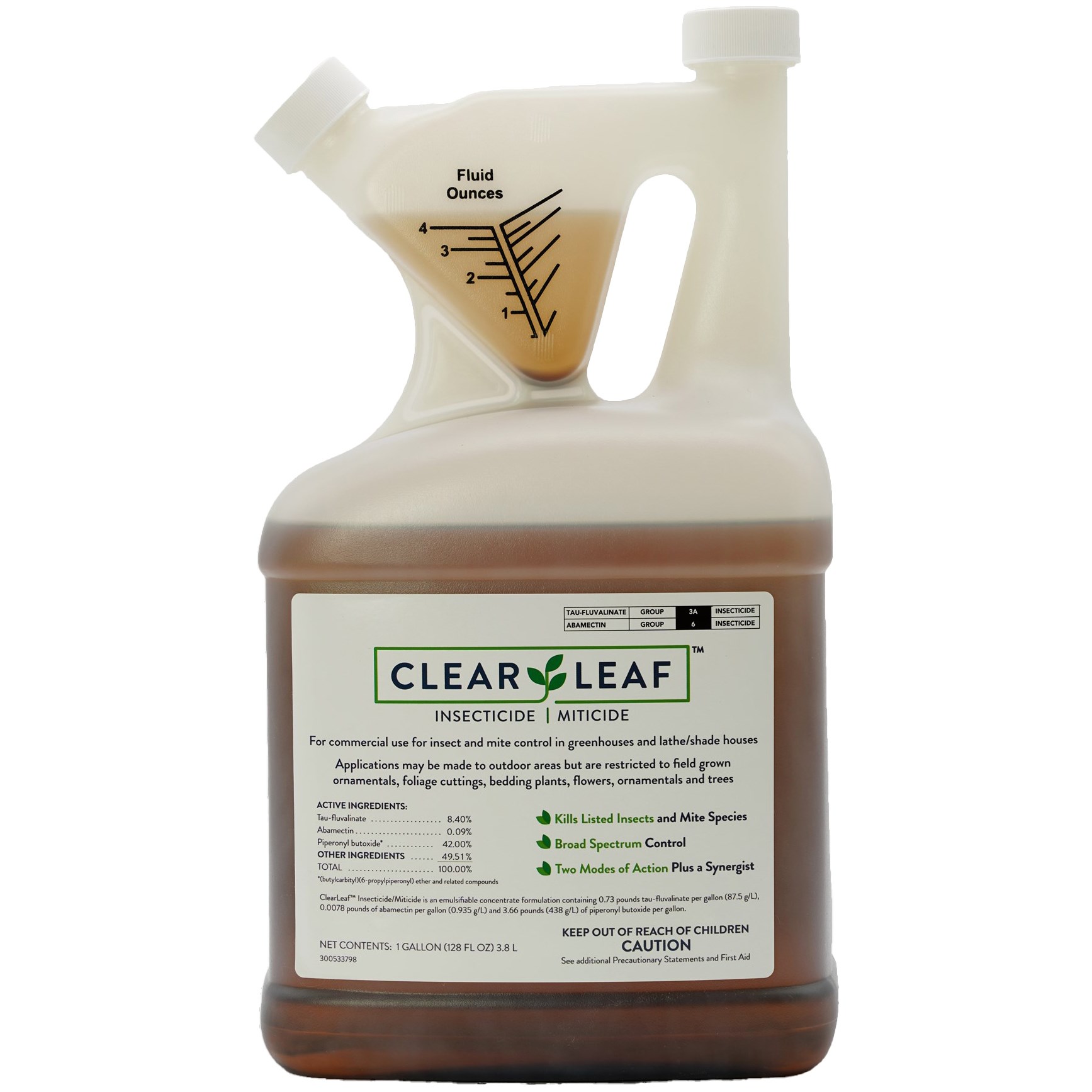 WLMK ClearLeaf 1Gl ( Tau-fluvalinate, Abamectin, Piperonyl Butoxide ) — Single Unit